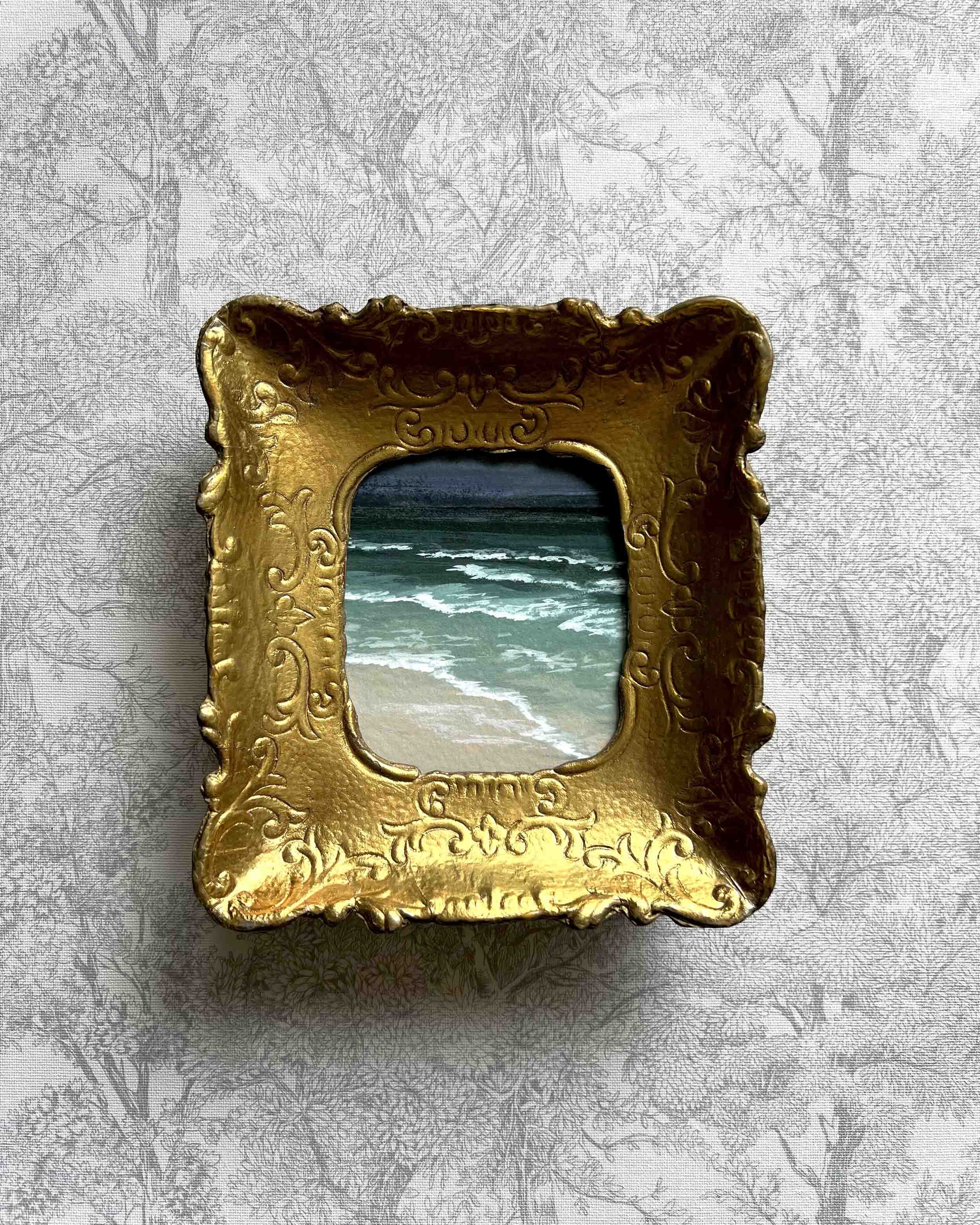 "30A" vintage framed giclee print