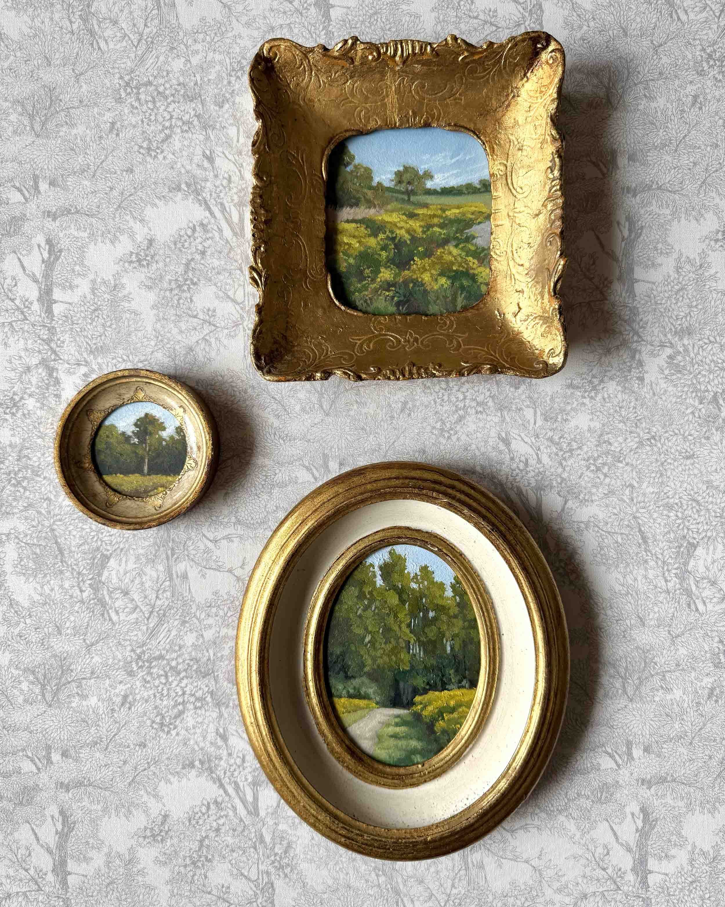 "Superbloom Mini" original oil landscape painting