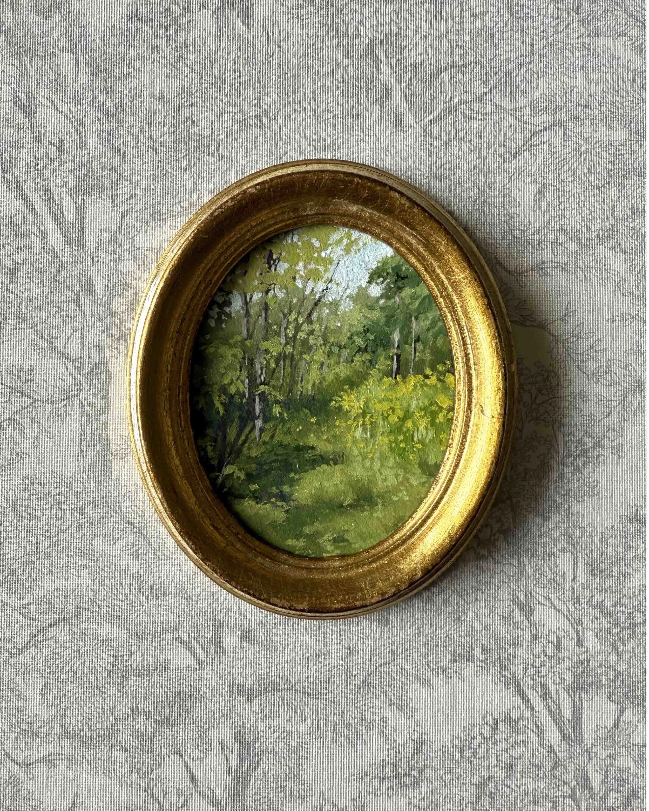 "Hues of Spring iv" original oil landscape painting