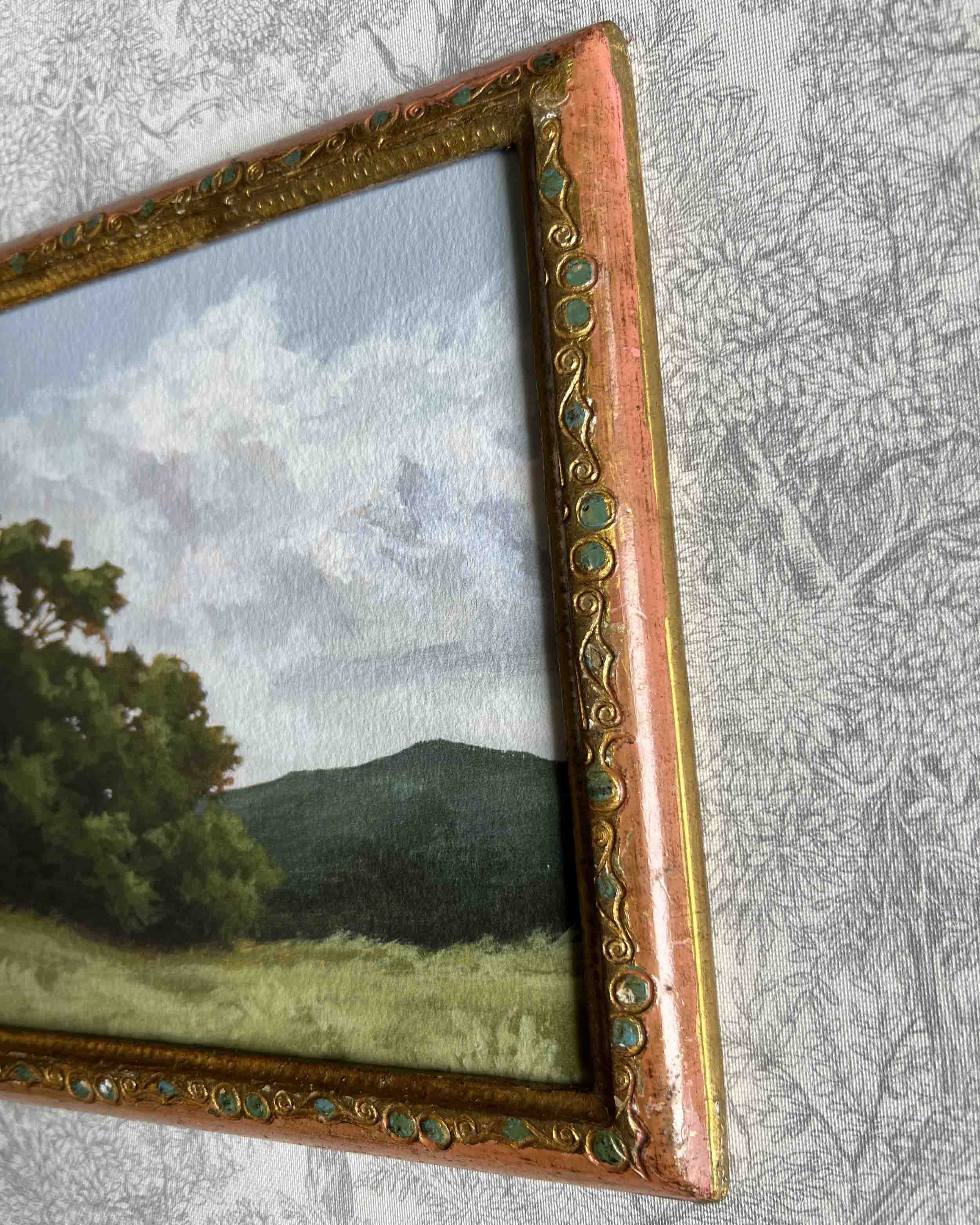 "Summer Tree ii" vintage framed giclee print