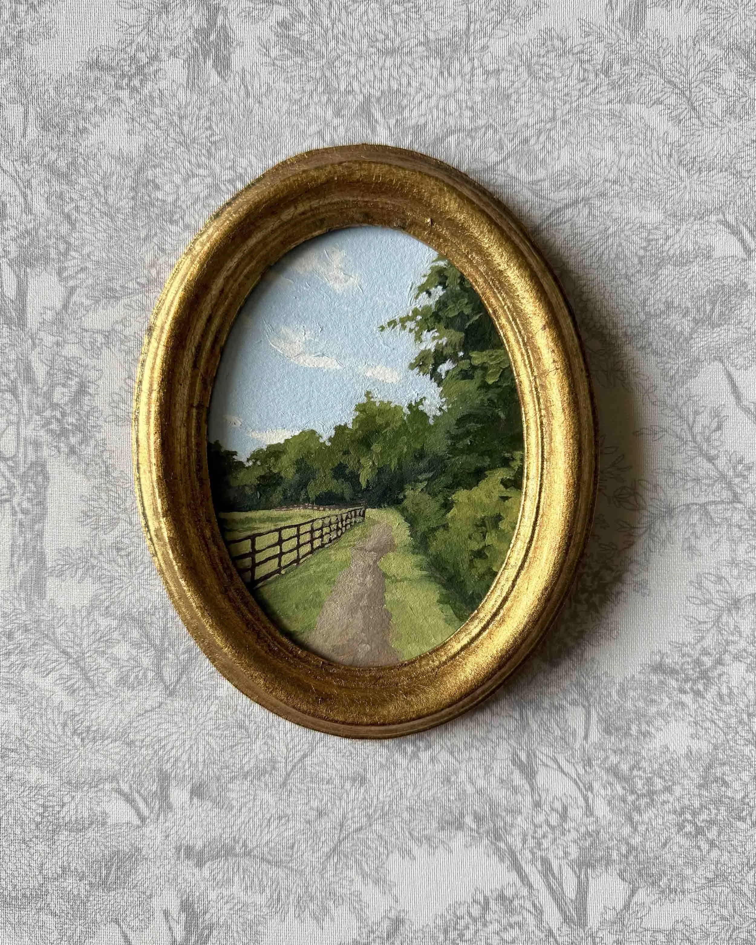 "Spring Meandering" original oil landscape painting