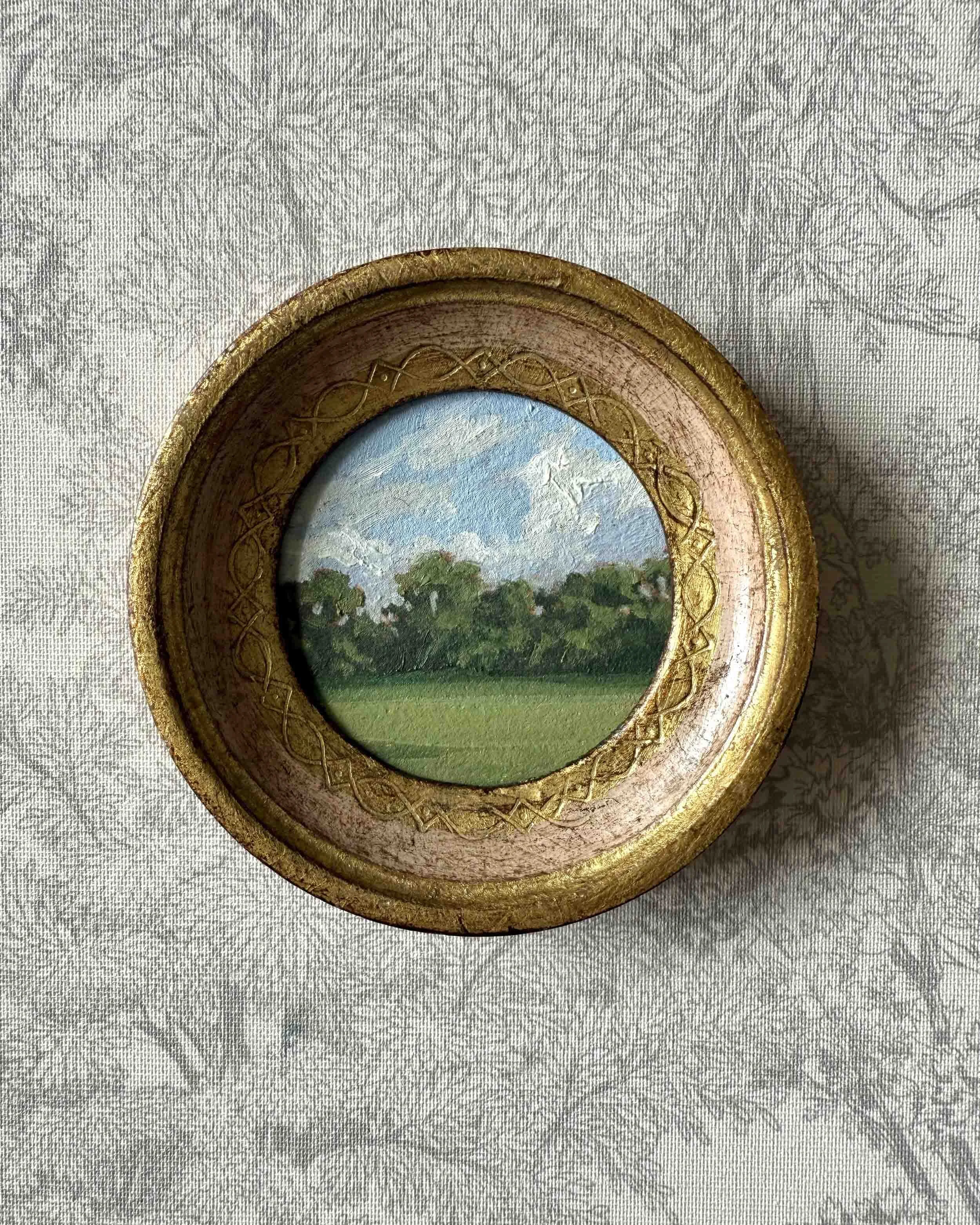 "Feels Like Home Mini iii" original oil landscape painting