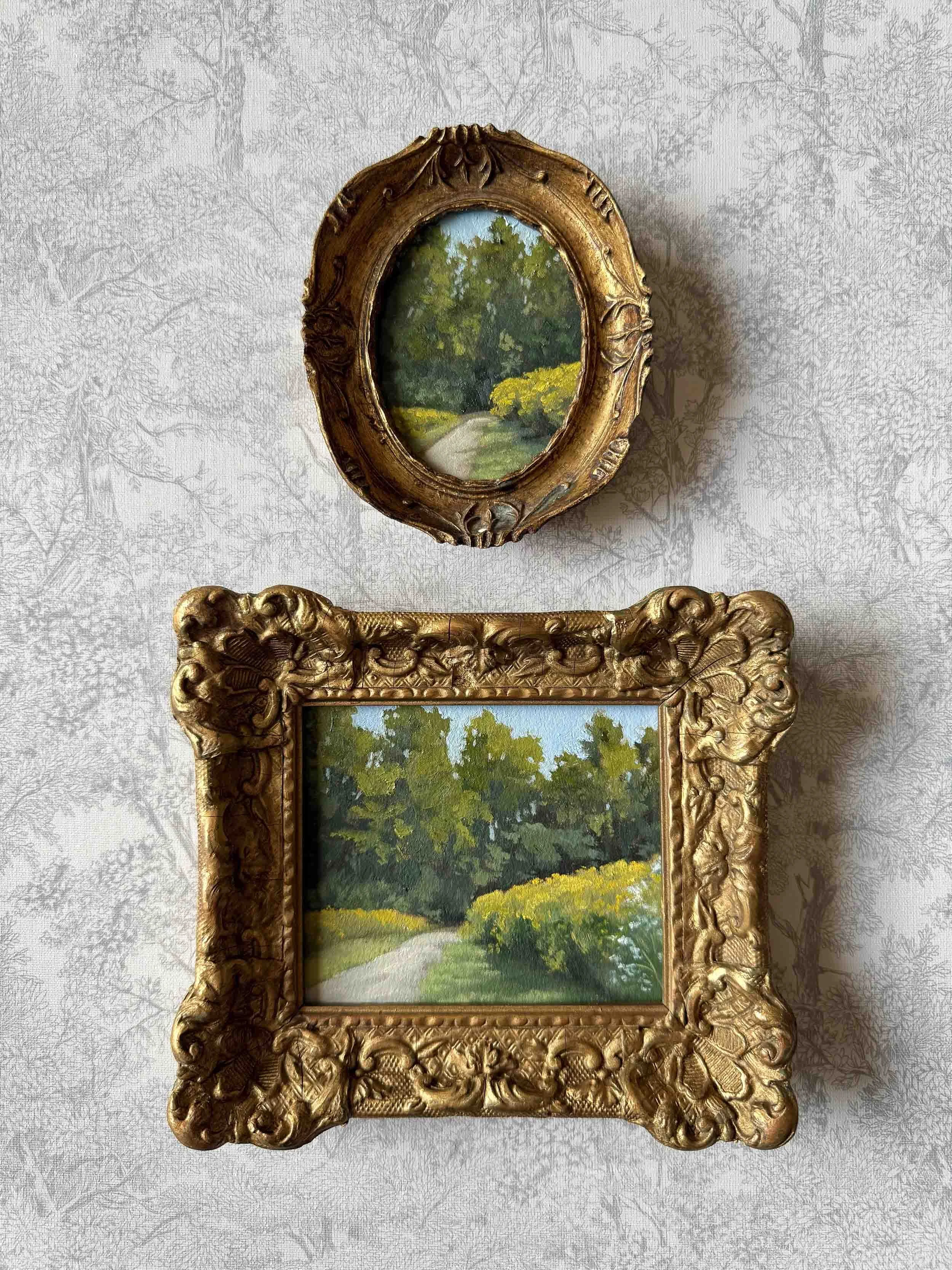 "Golden Bloom" original oil landscape painting