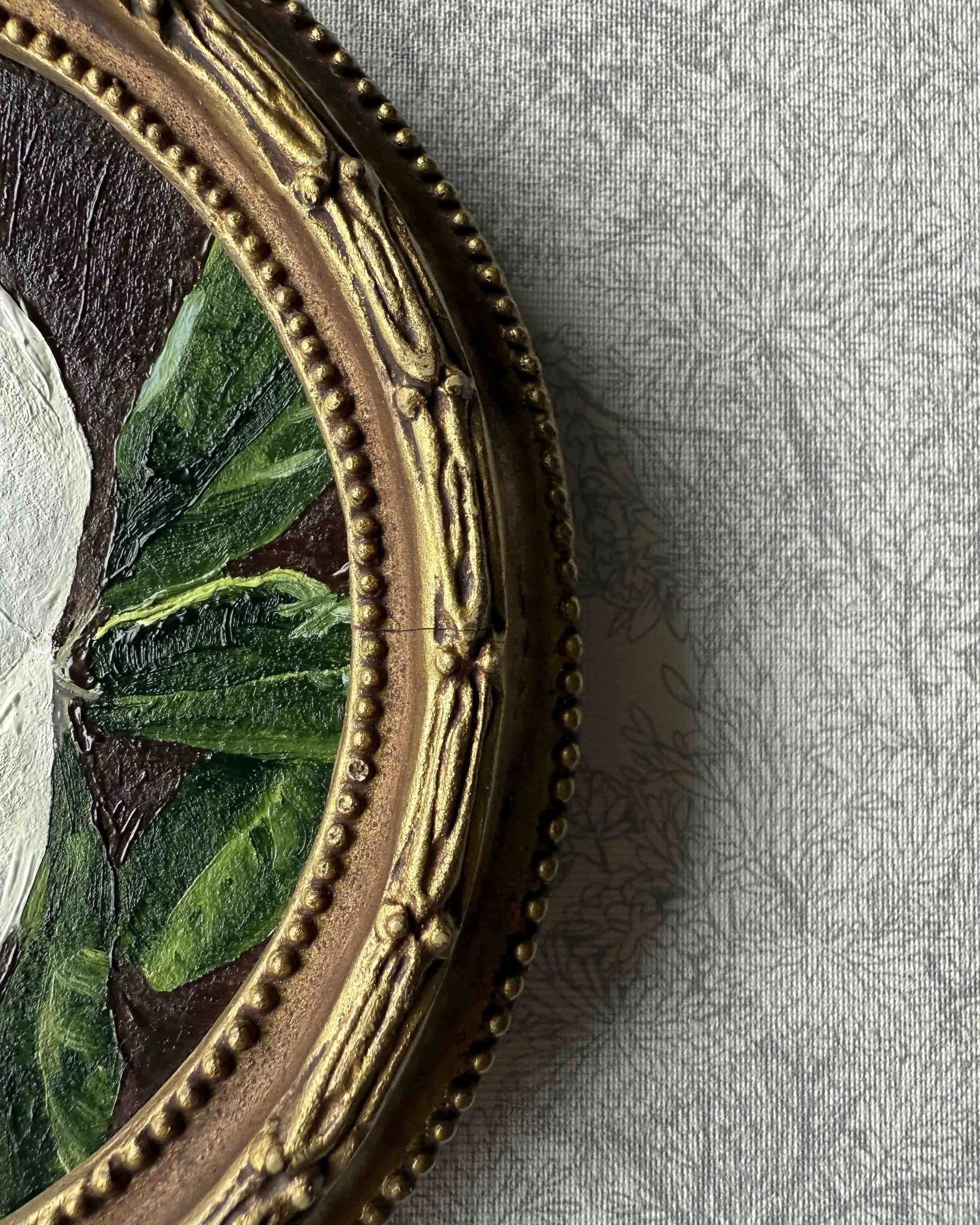 "Magnolia ii" original oil floral painting