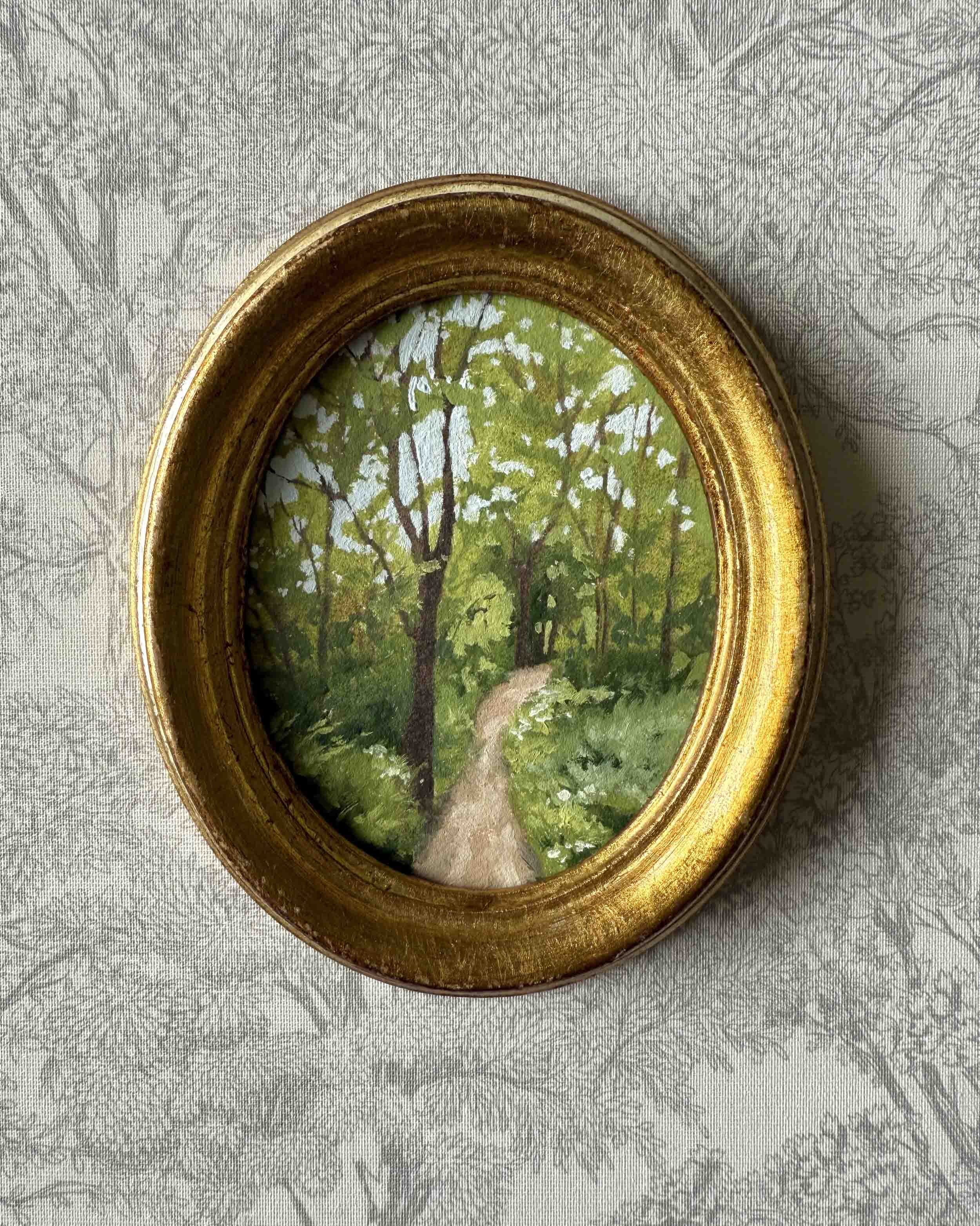 "Spring Meandering ii" original oil landscape painting