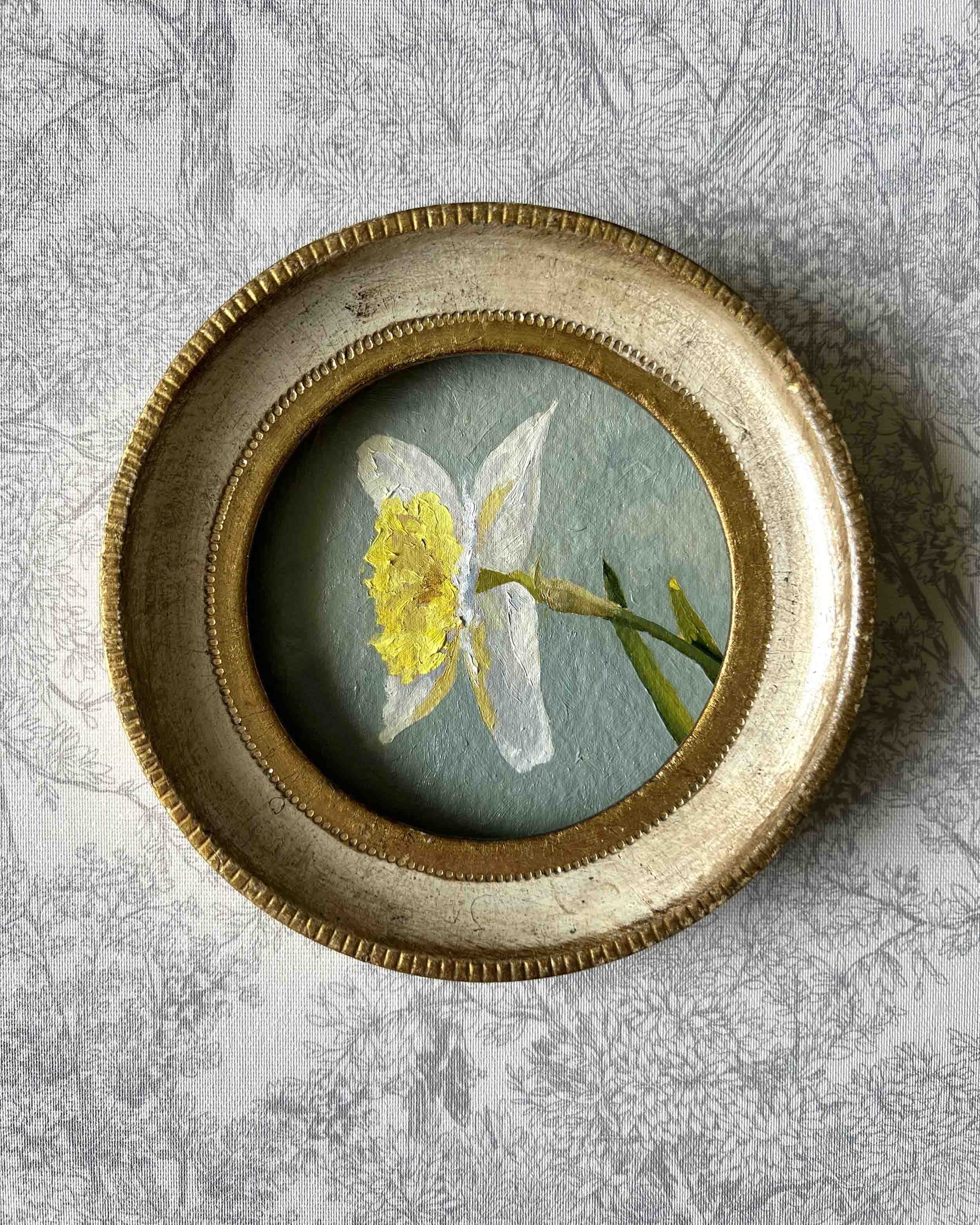 "Daffodil vii" original oil painting