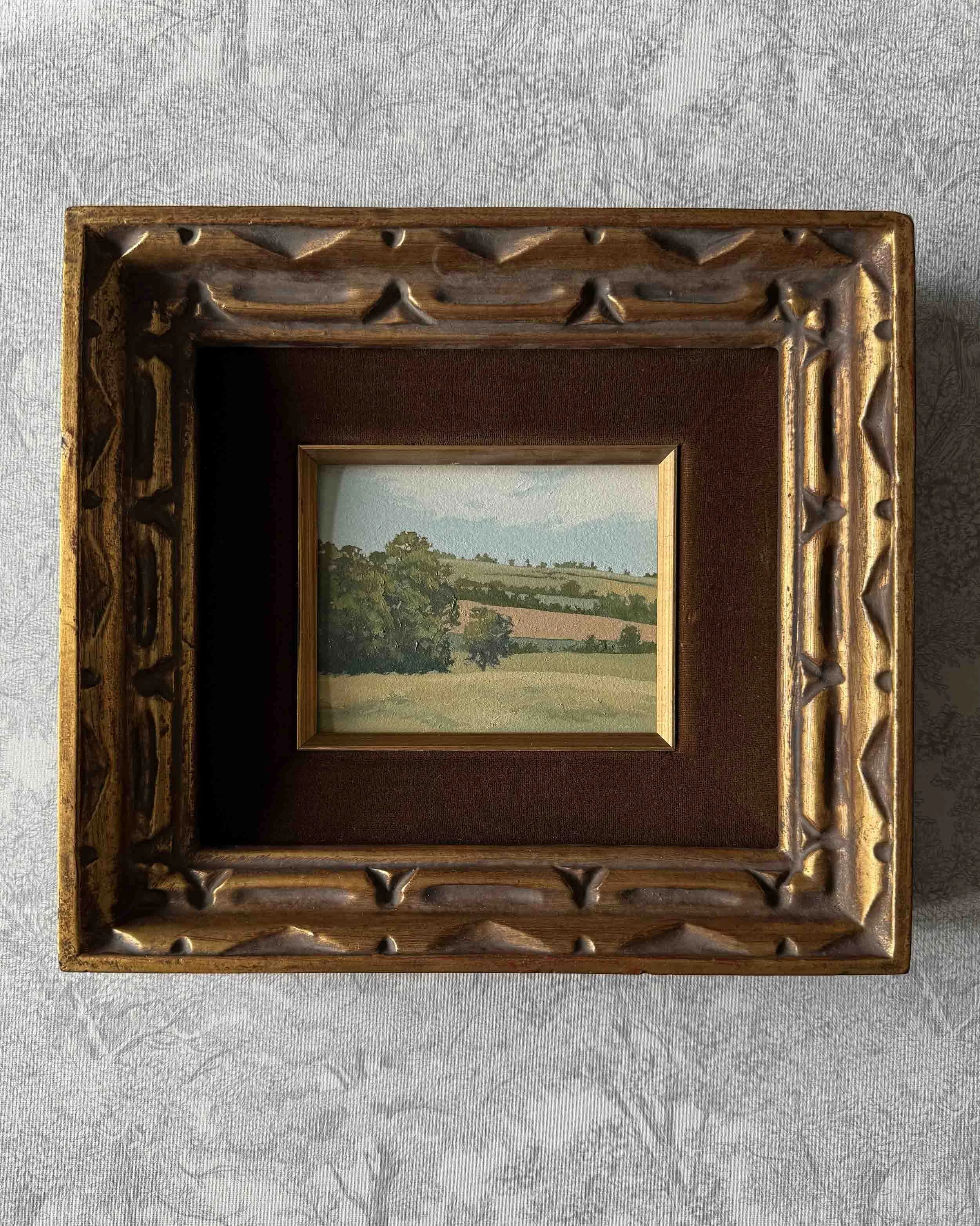 "Perspective" original oil landscape painting