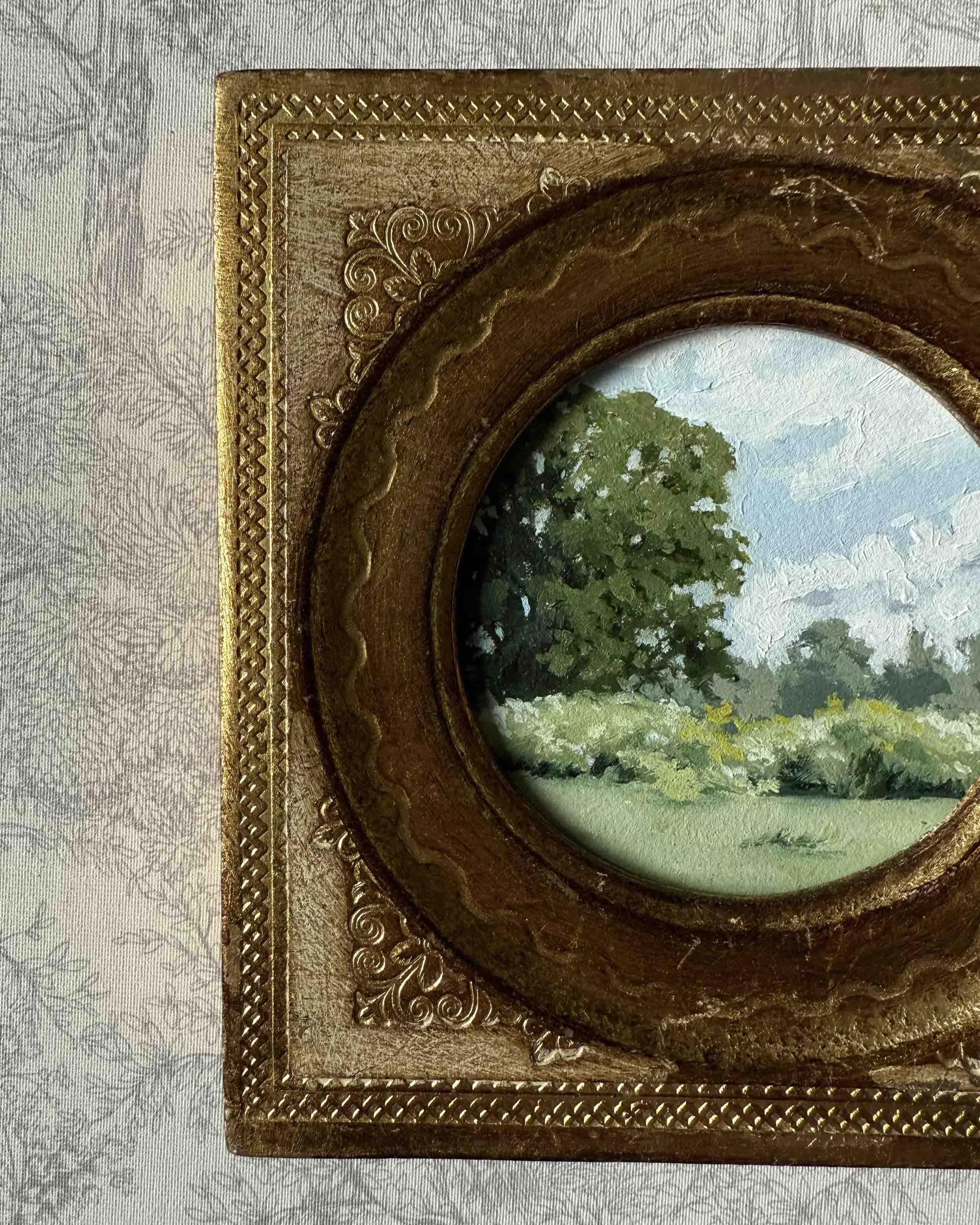 "Hues of Spring vi" original oil landscape painting