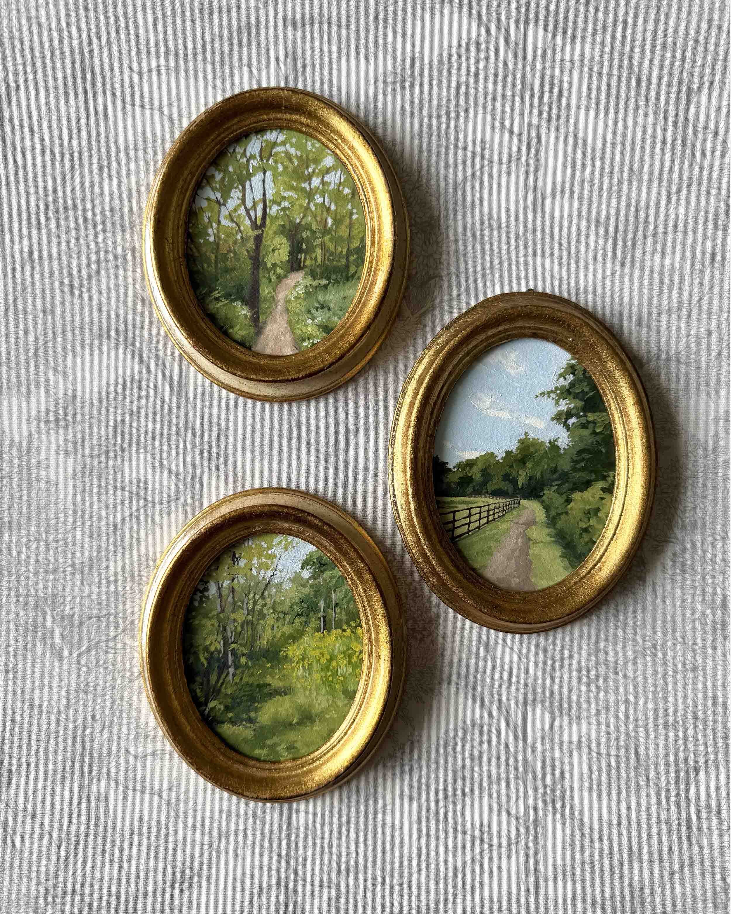 "Spring Meandering ii" original oil landscape painting