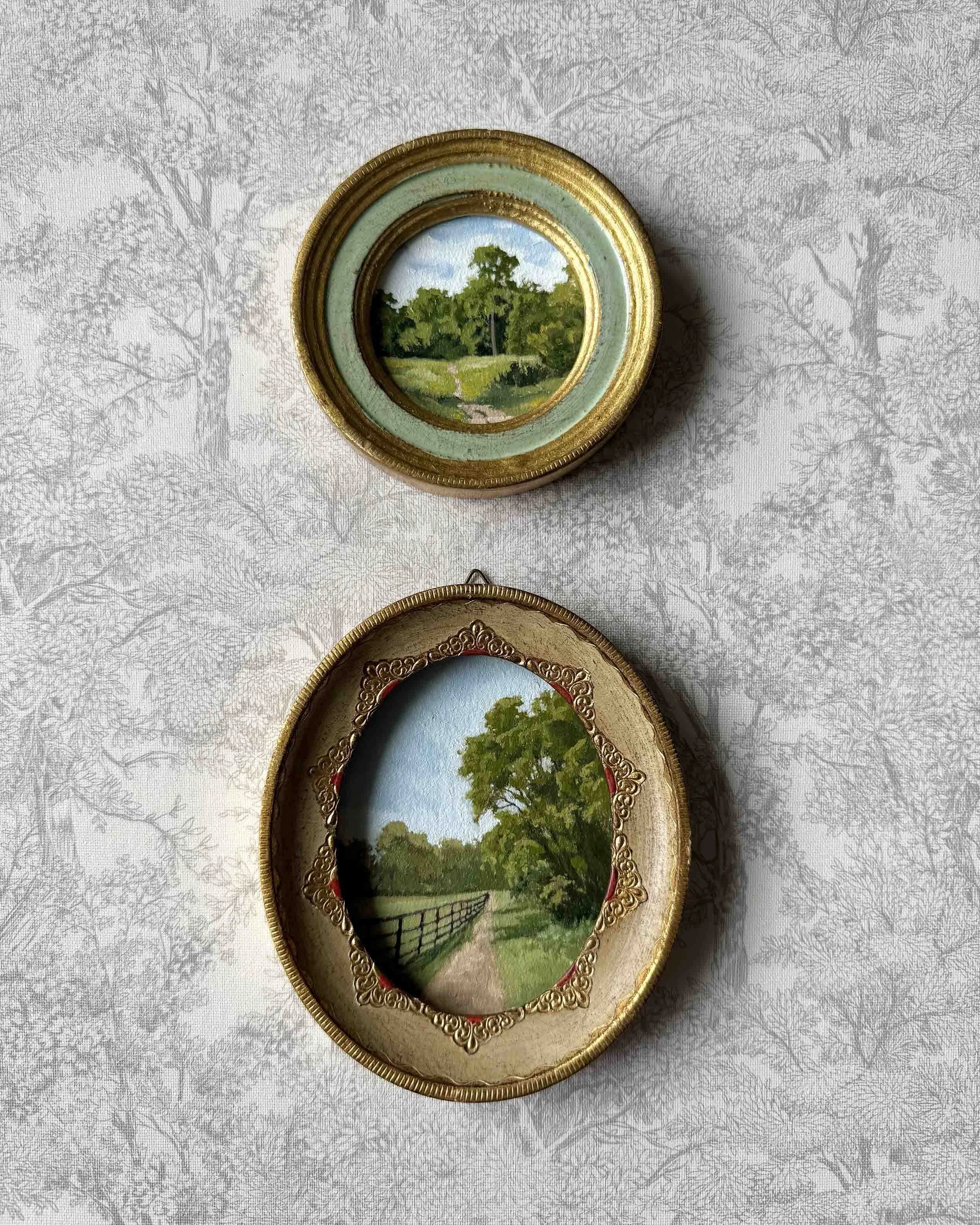 "Spring Meandering iv" original oil landscape painting