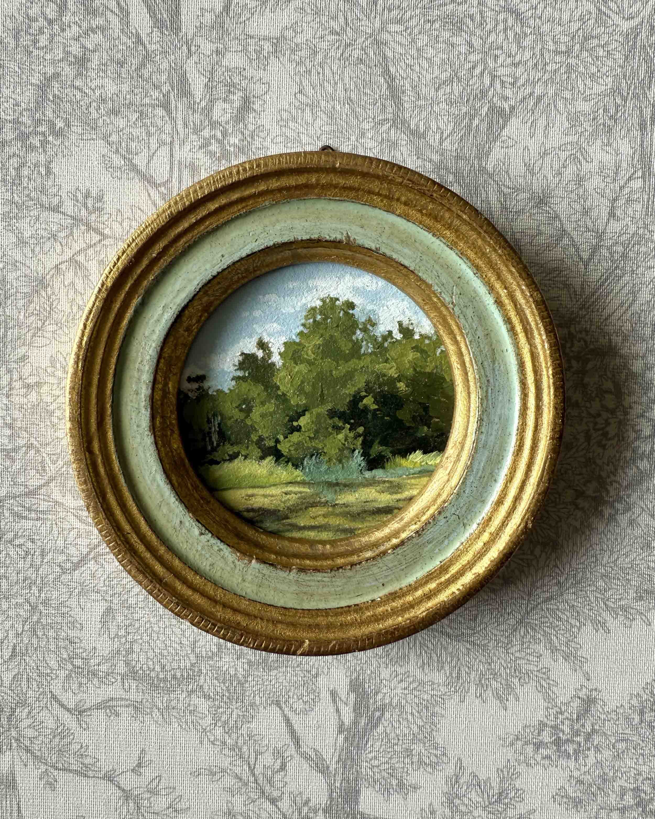 "Hues of Spring ii" original oil landscape painting