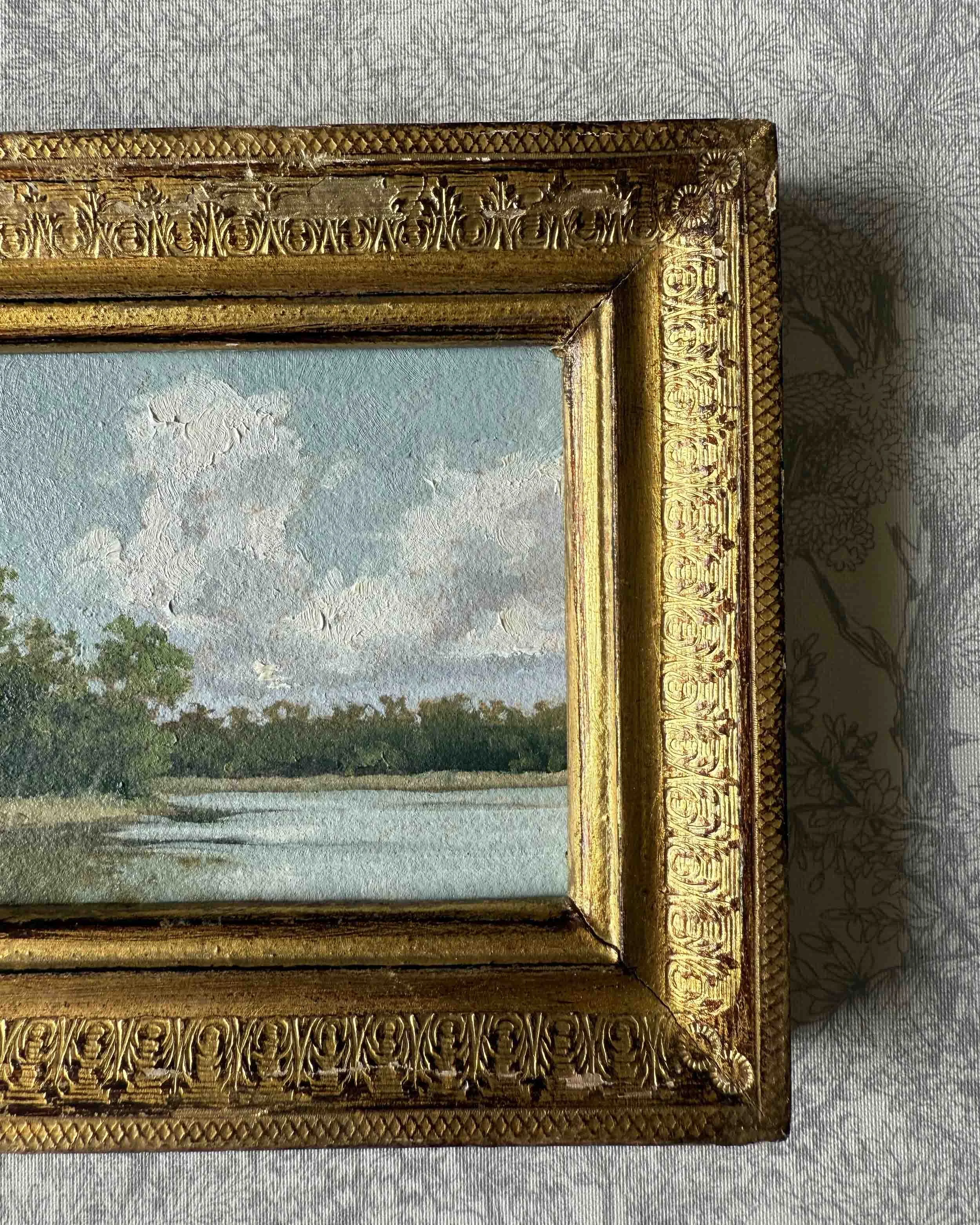 "By the Bay" original oil landscape painting