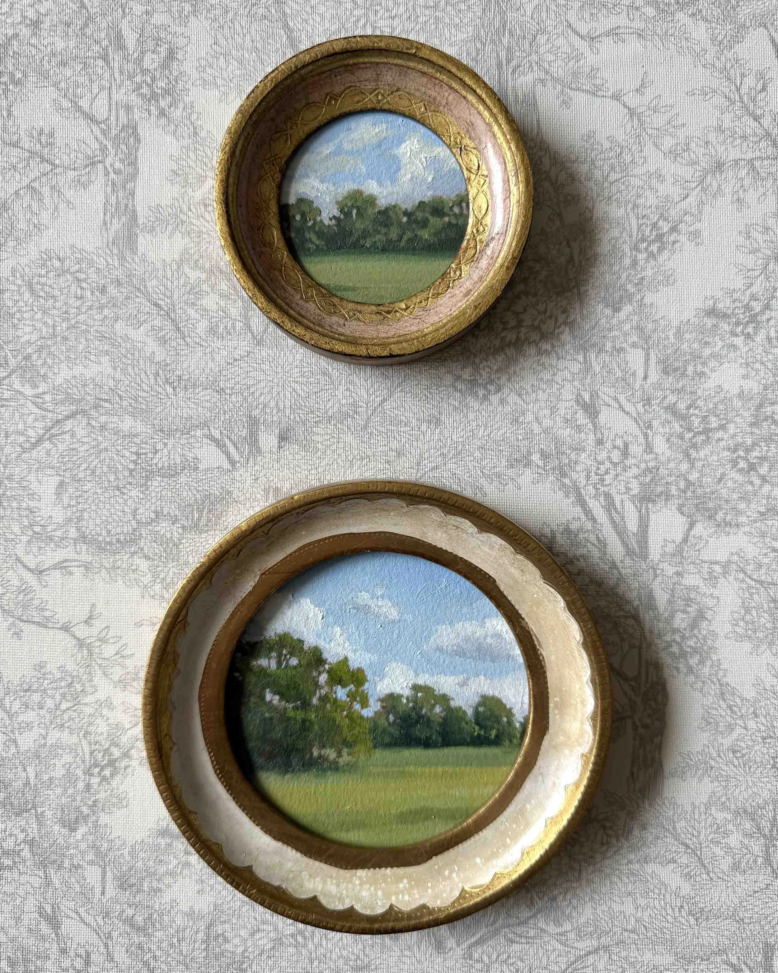 "Feels Like Home Mini iii" original oil landscape painting