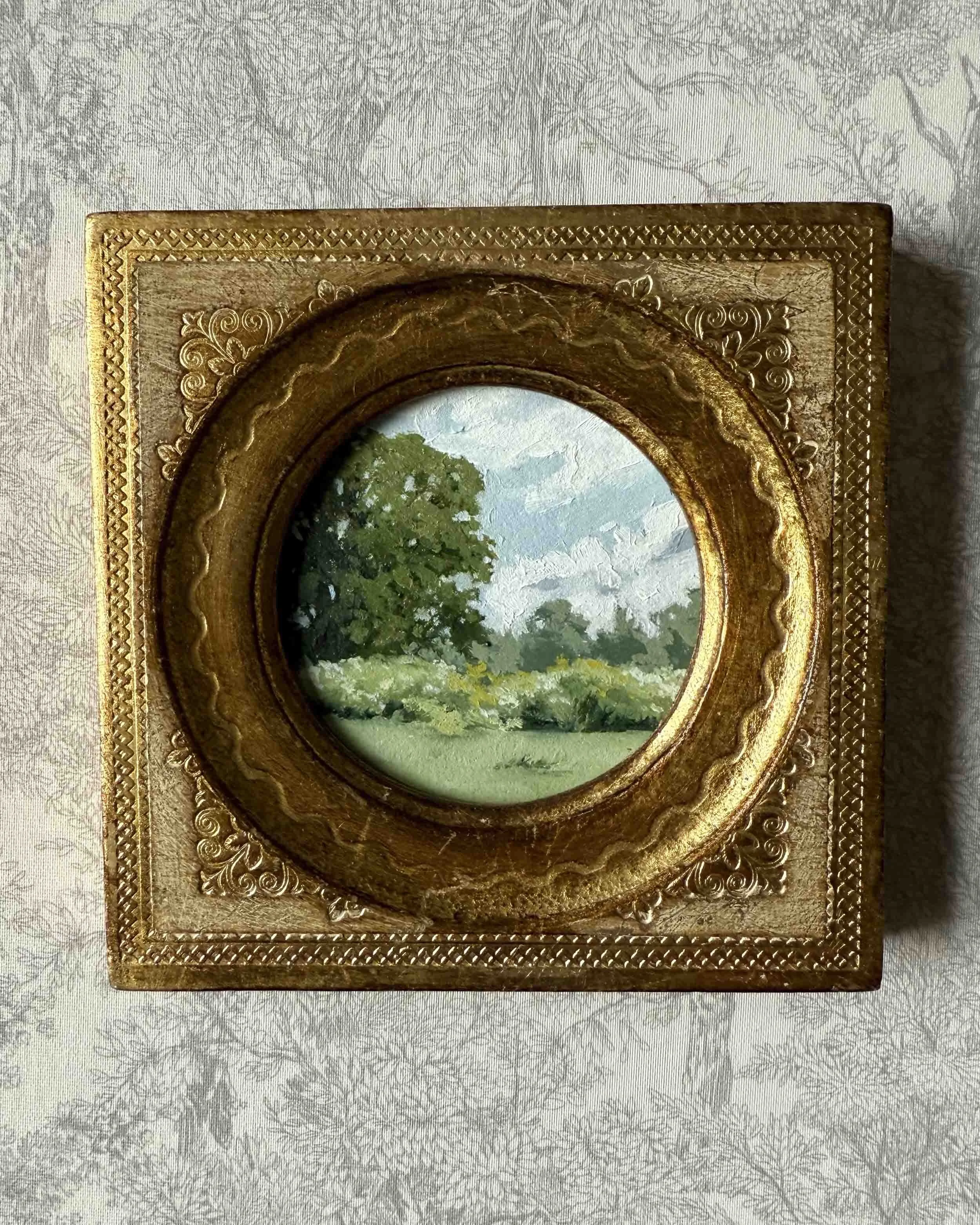 "Hues of Spring vi" original oil landscape painting