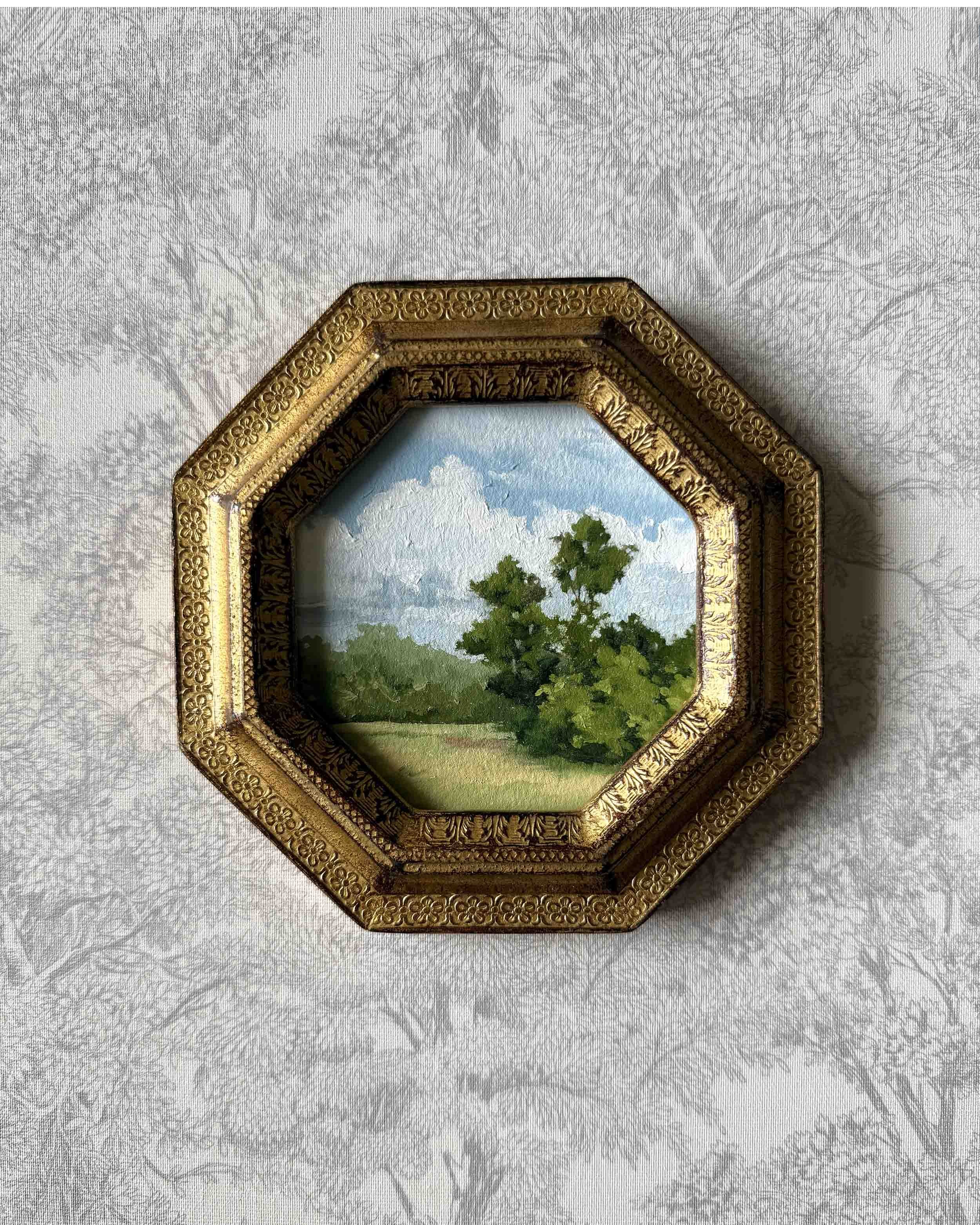 "Hues of Spring v" original oil landscape painting