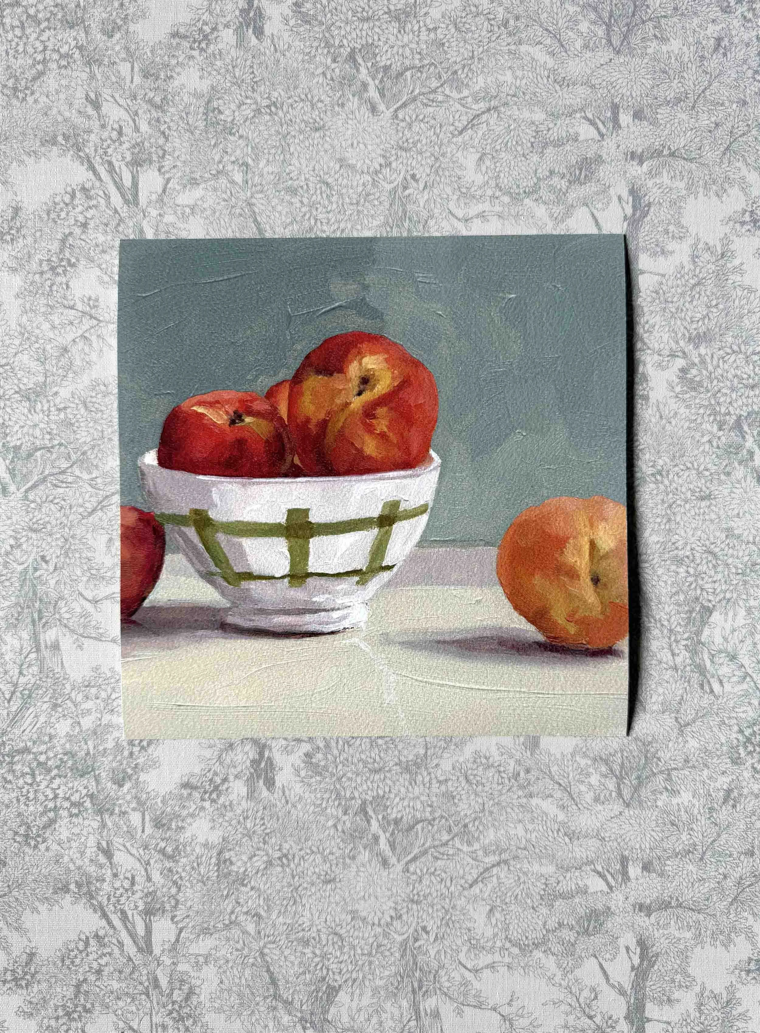 Peaches ii | Giclee Print 8x8" Square