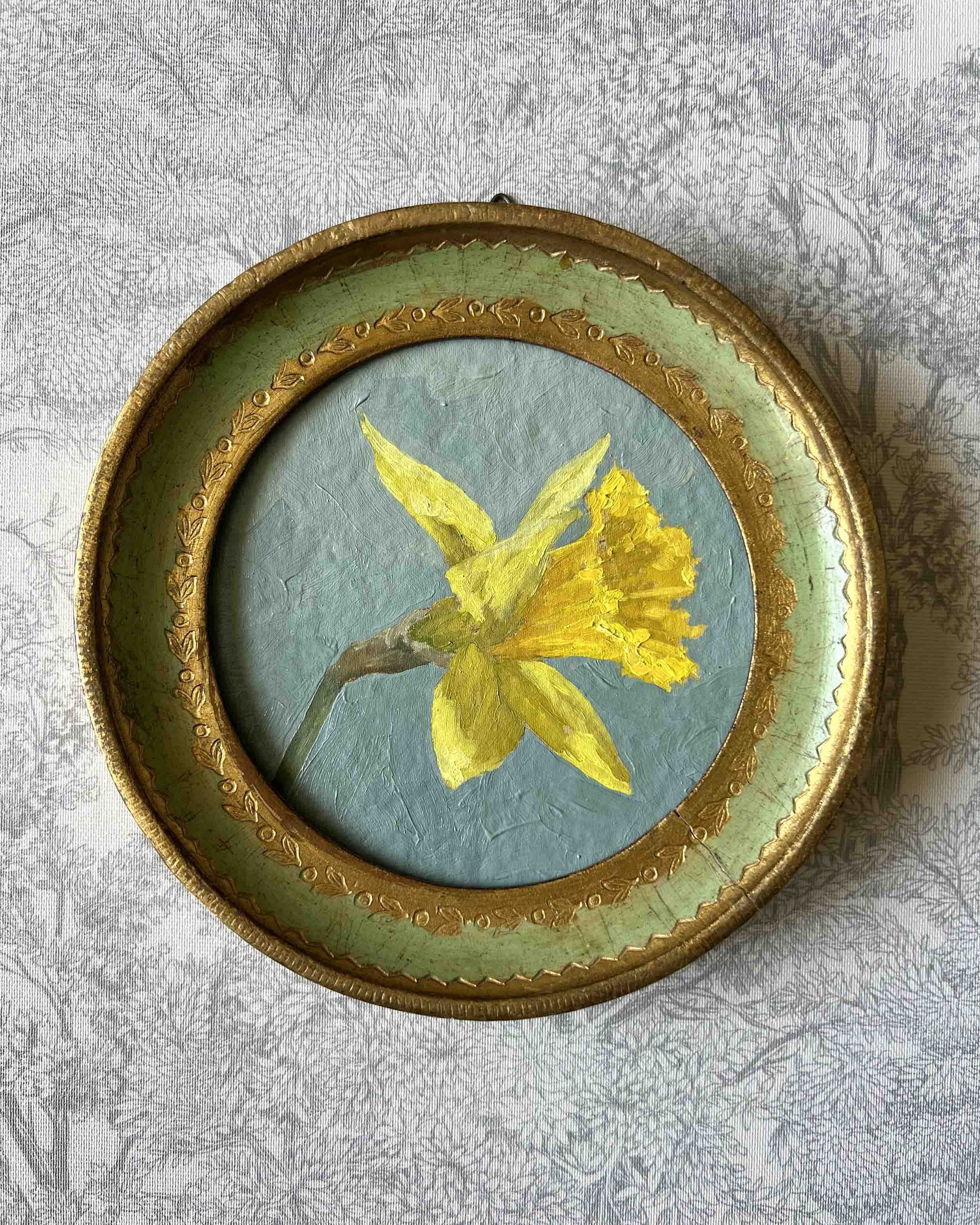 "Daffodil iv" original oil painting