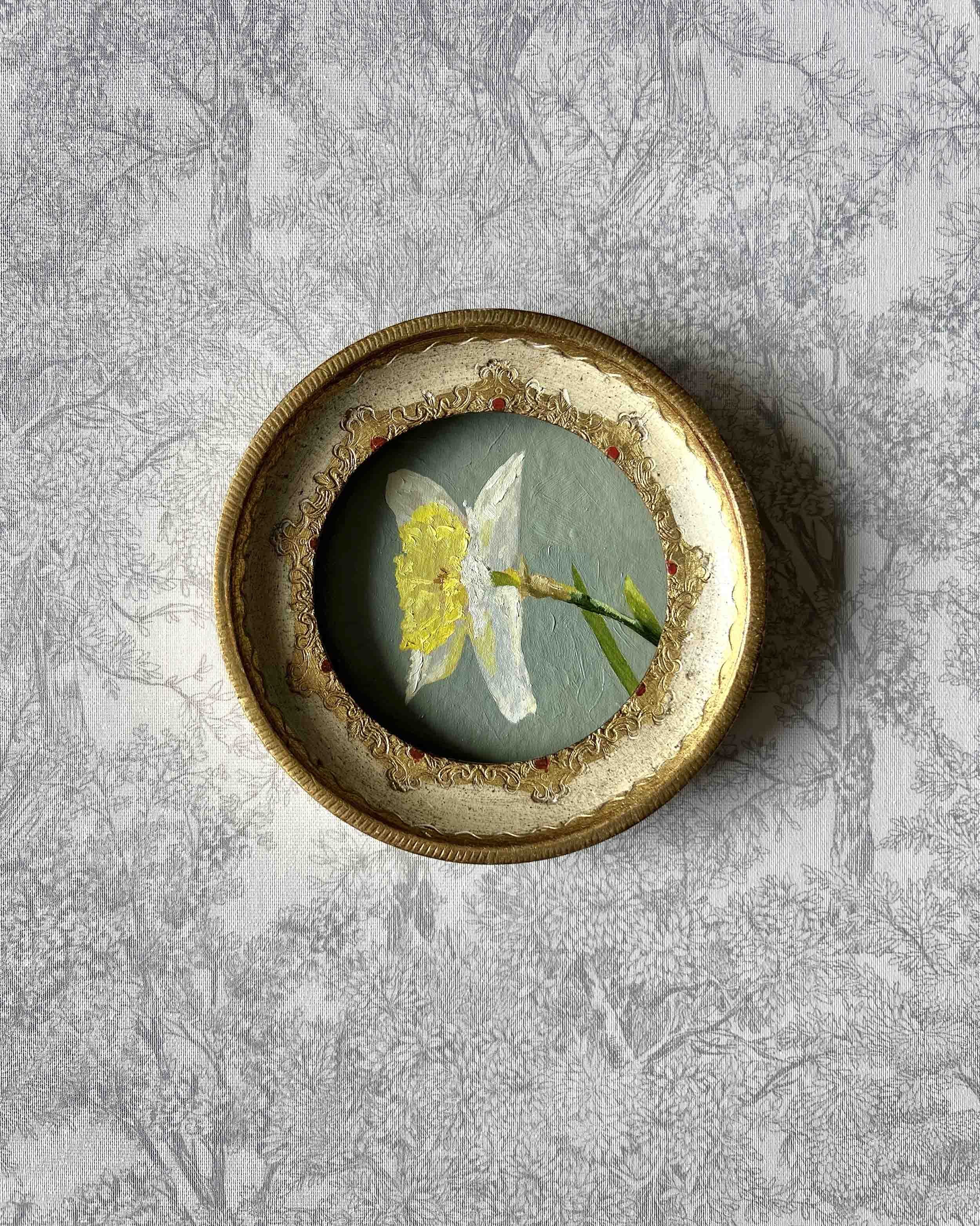 "Daffodil xi" original oil painting