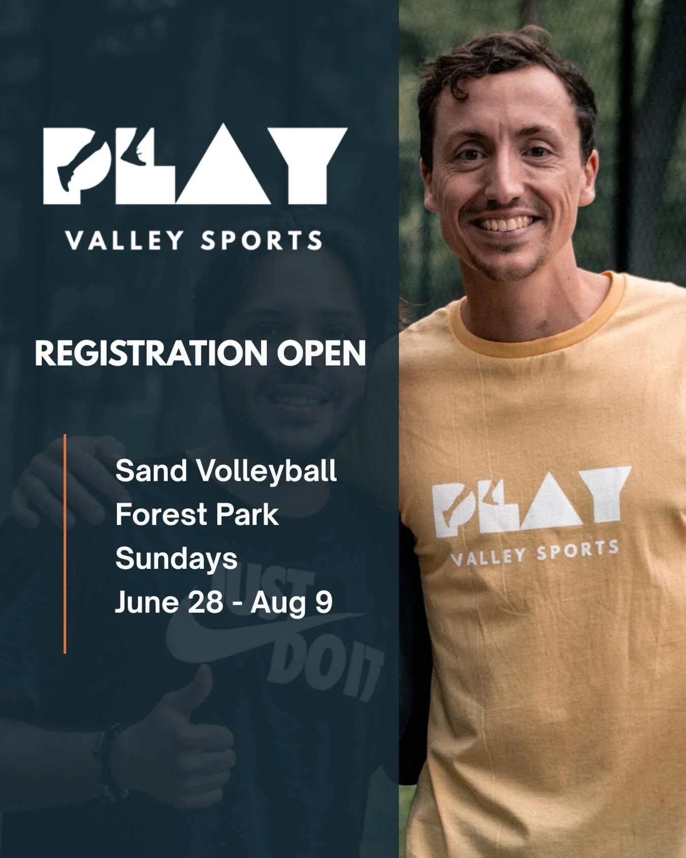 Sand volleyball is back for the summer at Forest Park! 

Link in bio to sign up 🏐🏐🏐