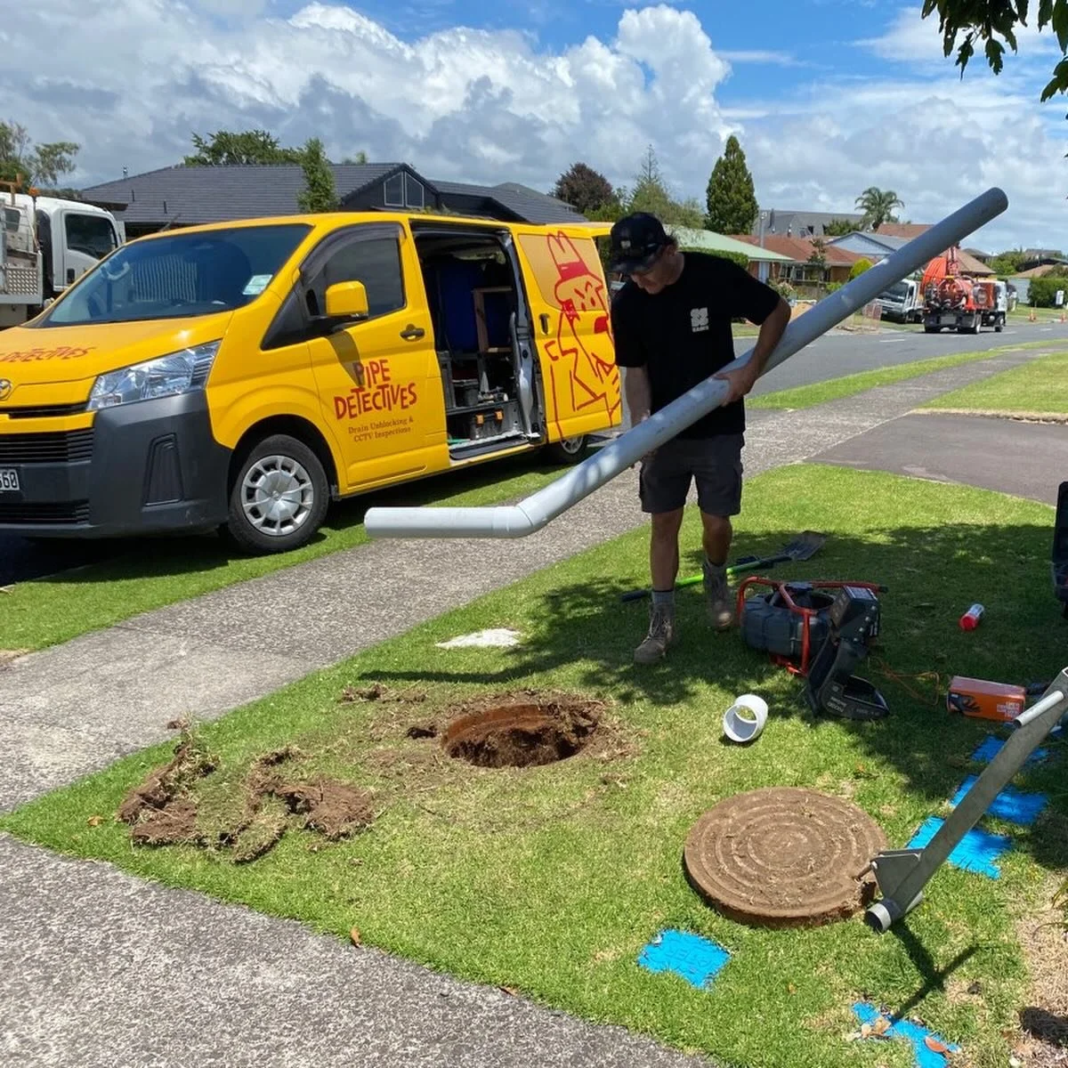 Leave it to us to investigate, clear and repair if required. Your one stop shop to fix your blocked or damaged pipe and drainage systems! 

#pipedetectives #taurangablockeddrain #cctvdrains #cctvdraininspections