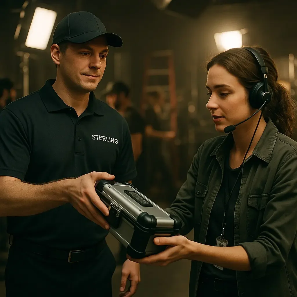 Production coordination on a film set