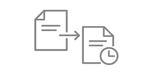 Icon representing documented completion