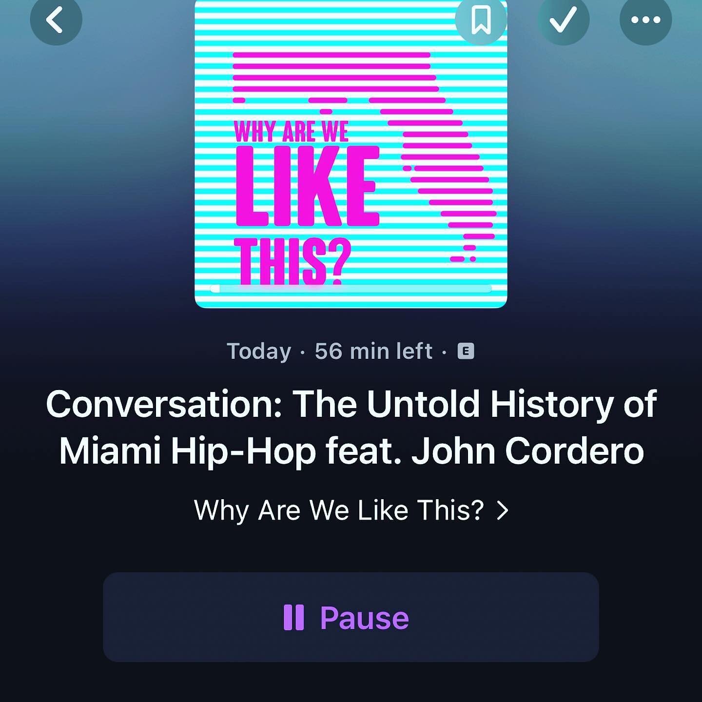 Thank you to the crew @wawltshow for having me on to discuss Miami then and now, changes in the culture, and what the scene has in store! Link in bio 🎙️