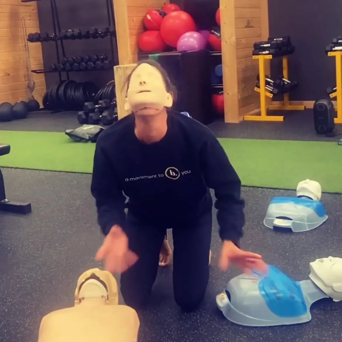 Sometimes we have fun during first aid training. Book with us today!
#highlandsafetytraining #firstaid #clarice