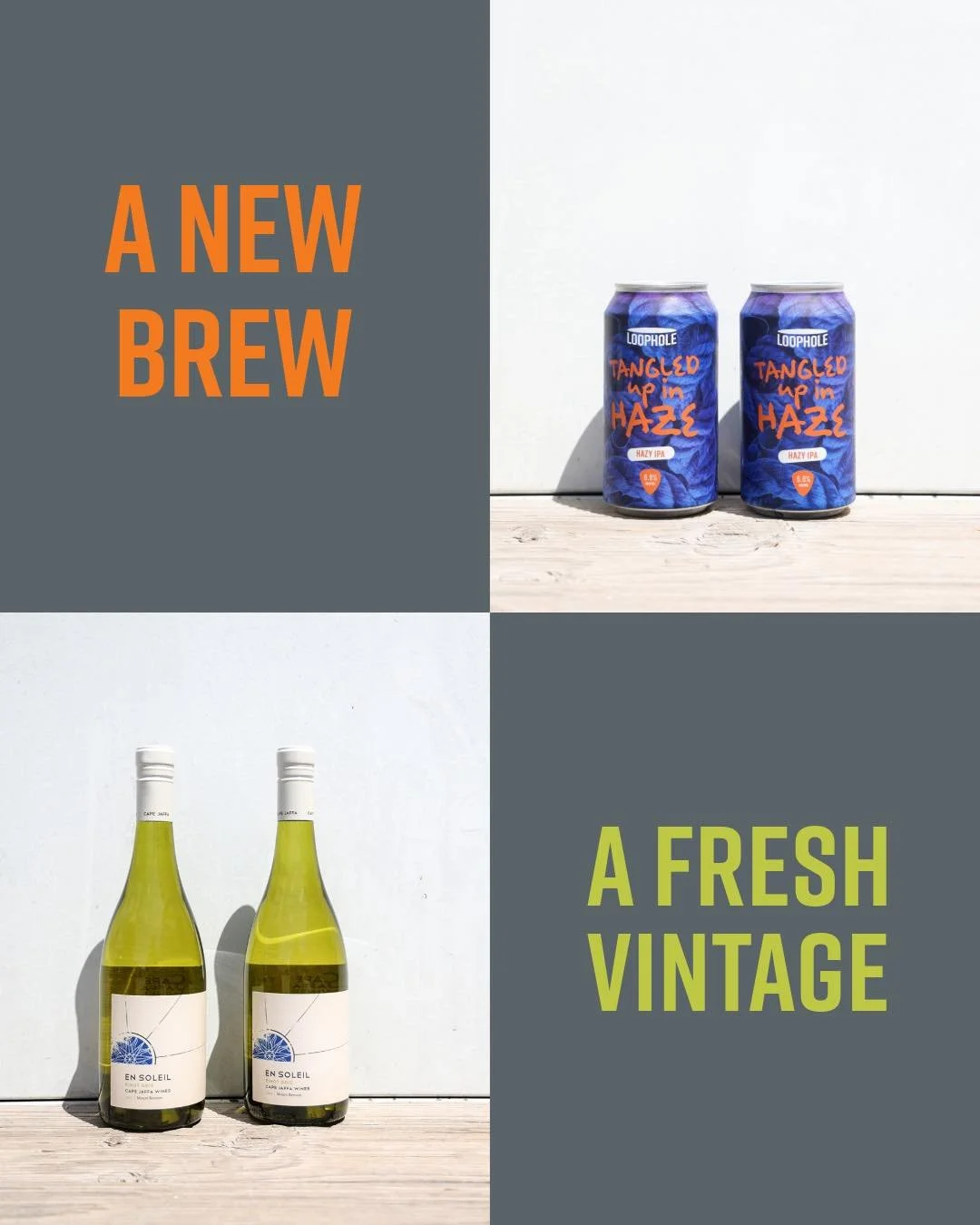 Product Launch Party 
Join us @ The Robe Taproom | Oct 24 5-7pm
Free Tastings + Launch Prices
🍺 New brew | Tangled Up In Haze
🍷 New Wine | 2025 En Soleil Pinot Gris
#LoopholeBrewingCo #CapeJaffaWines #Robe #LimestoneCoast #BuySA #SouthAustralia