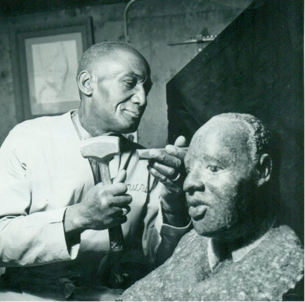 Dr. Martin Luther King, Jr. Sculpture
installed at the Rotunda of Achievement
Philadelphia PA
Photograph by Josef Scaylea 1969