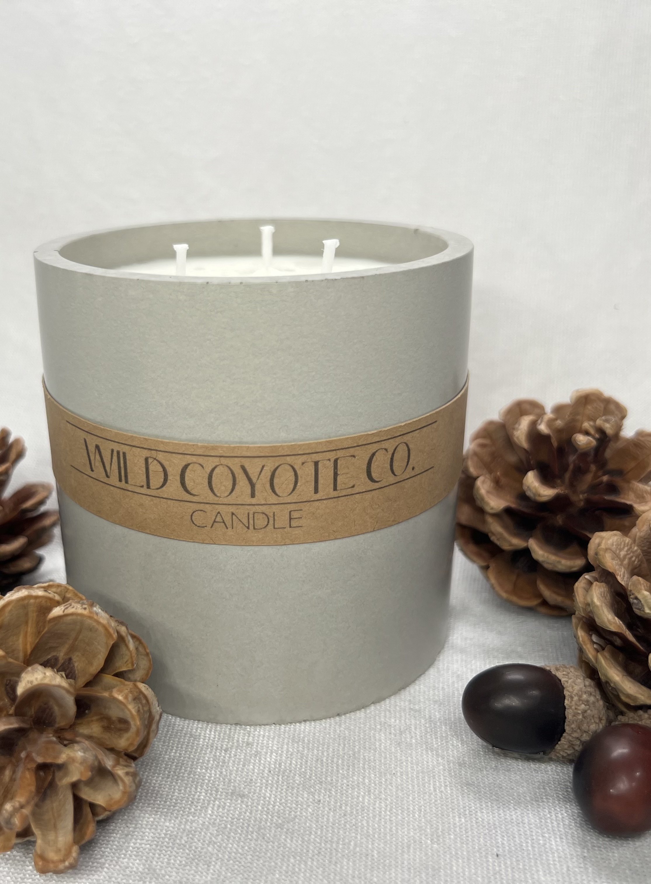 Grey 4oz Candle