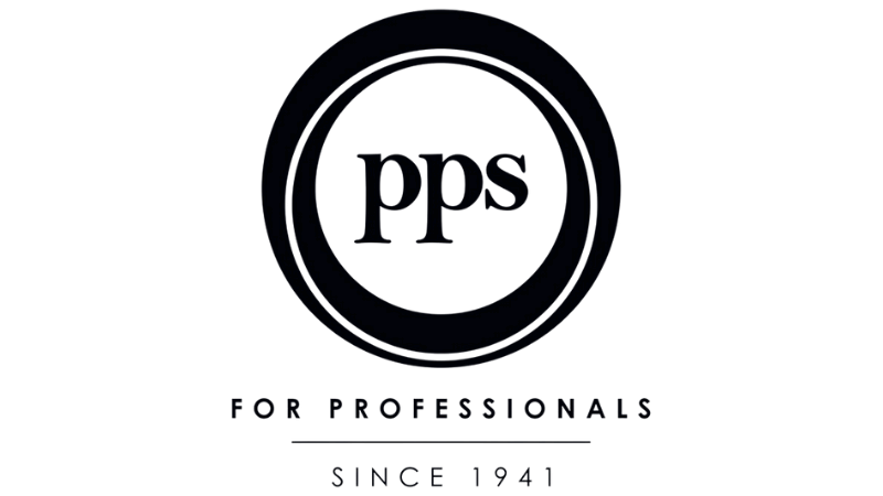 Logo for PPS Professionals with the text 'PPS For Professionals Since 1941'.