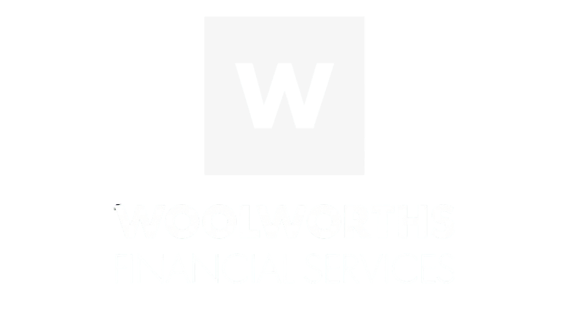 Woolworths Financial Services logo with a large 'W' in a square and the company name beneath.