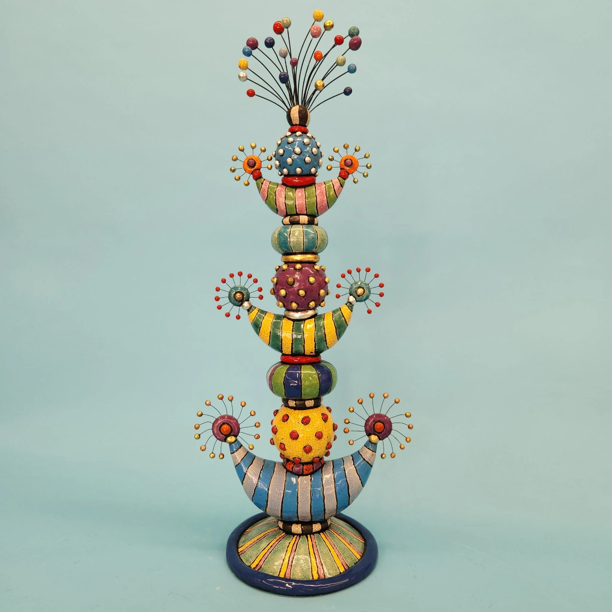 Colorful and Unique Tabletop Totem Image