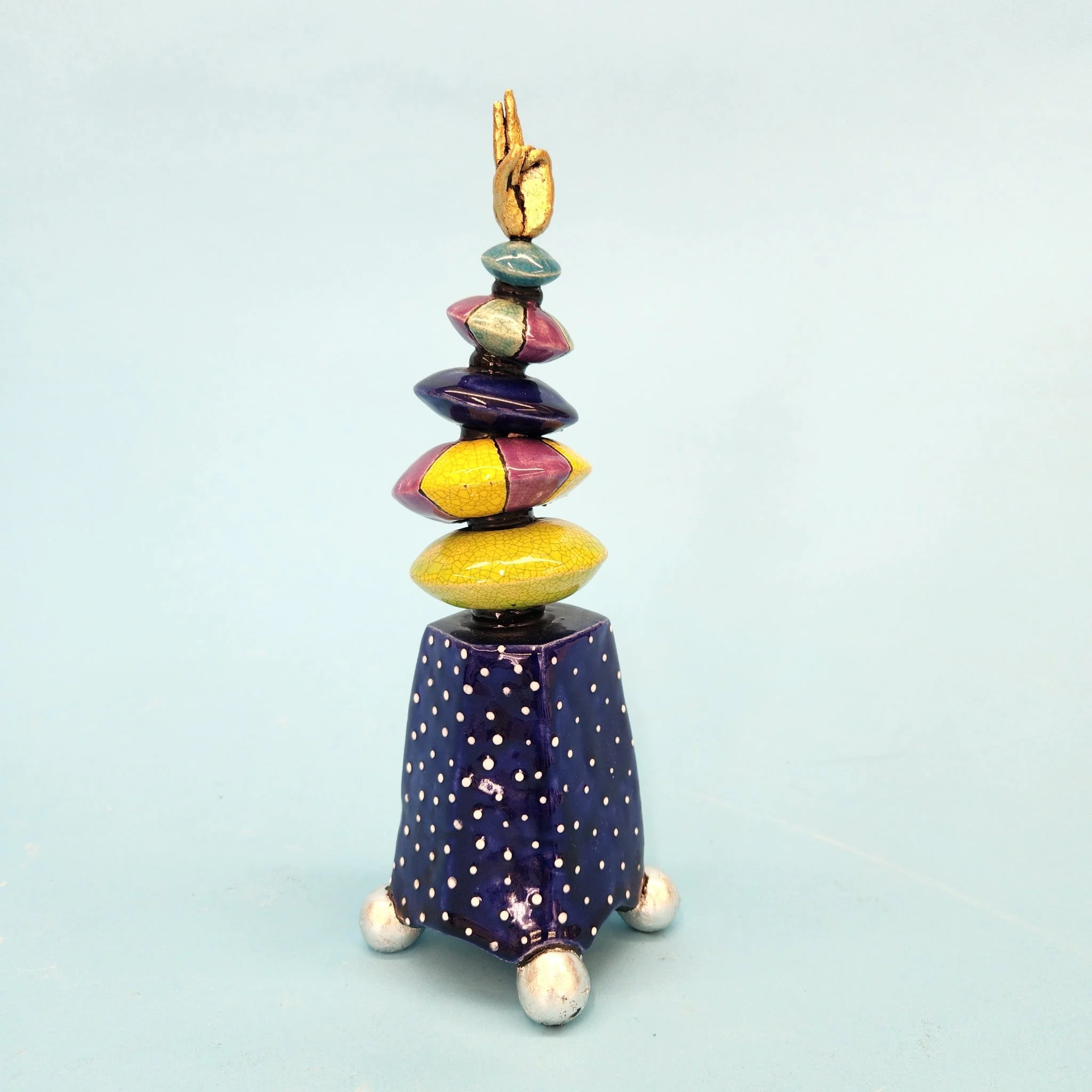 Colorful and Unique Tabletop Totem Image