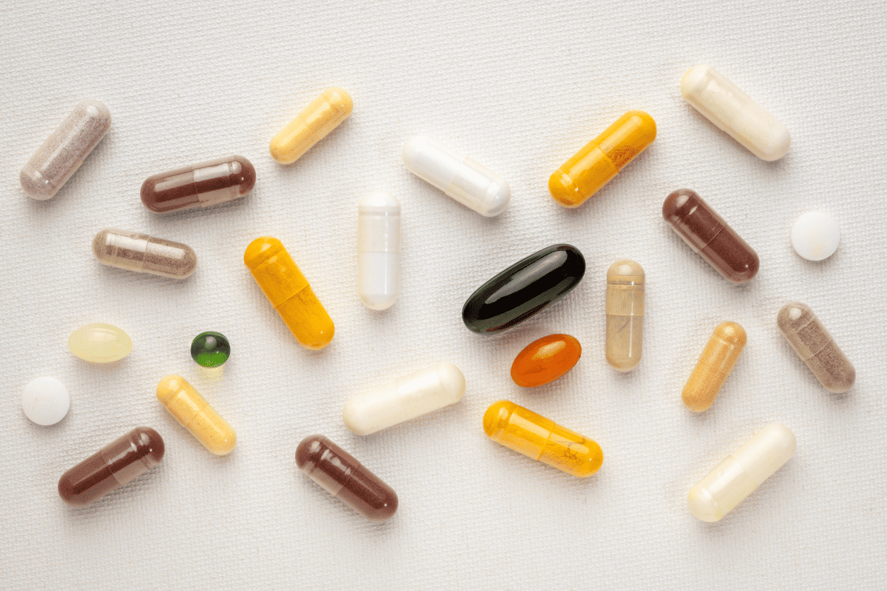 Assorted vitamins and supplements