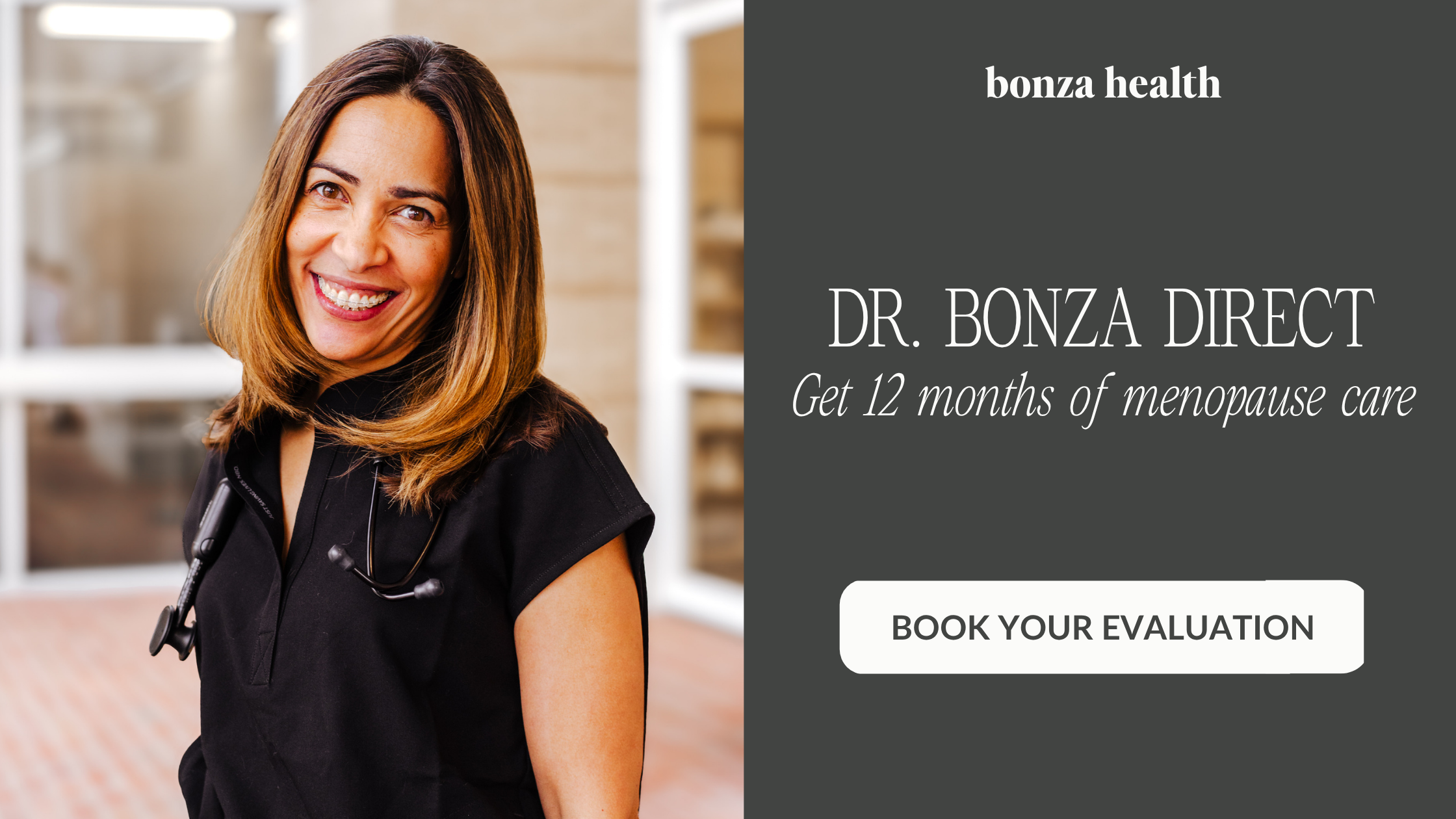 Book your evaluation with Dr. Bonza