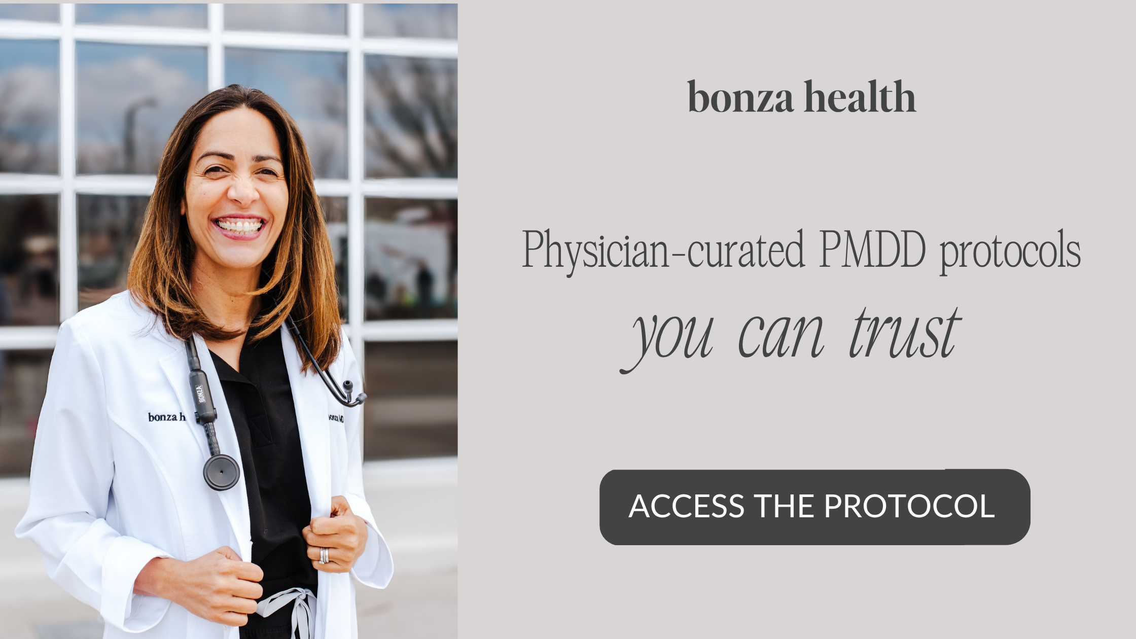 Sign up for Fullscript to access Dr. Bonza’s physician-curated PMDD protocol