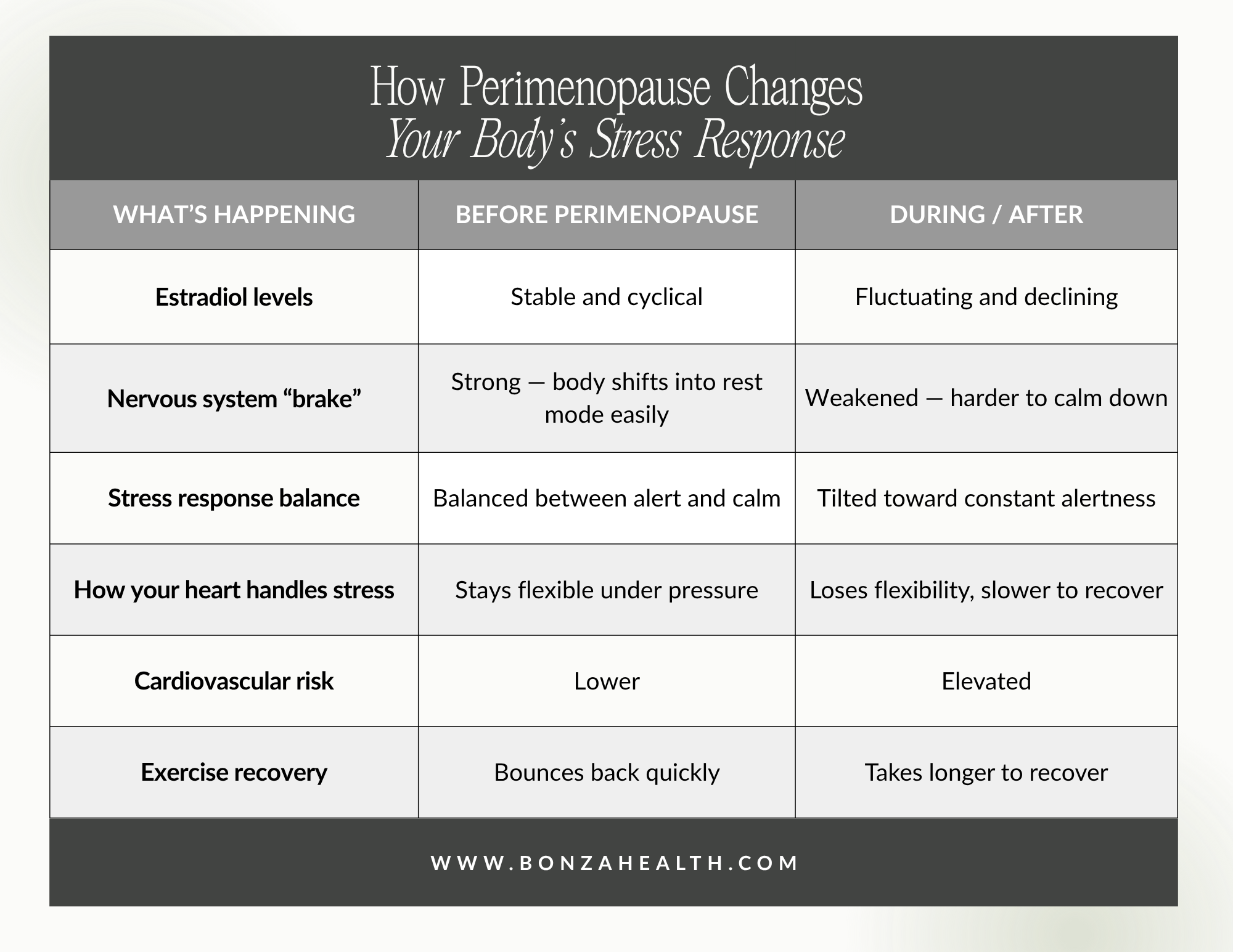 How Perimenopause Changes Your Body’s Stress Response