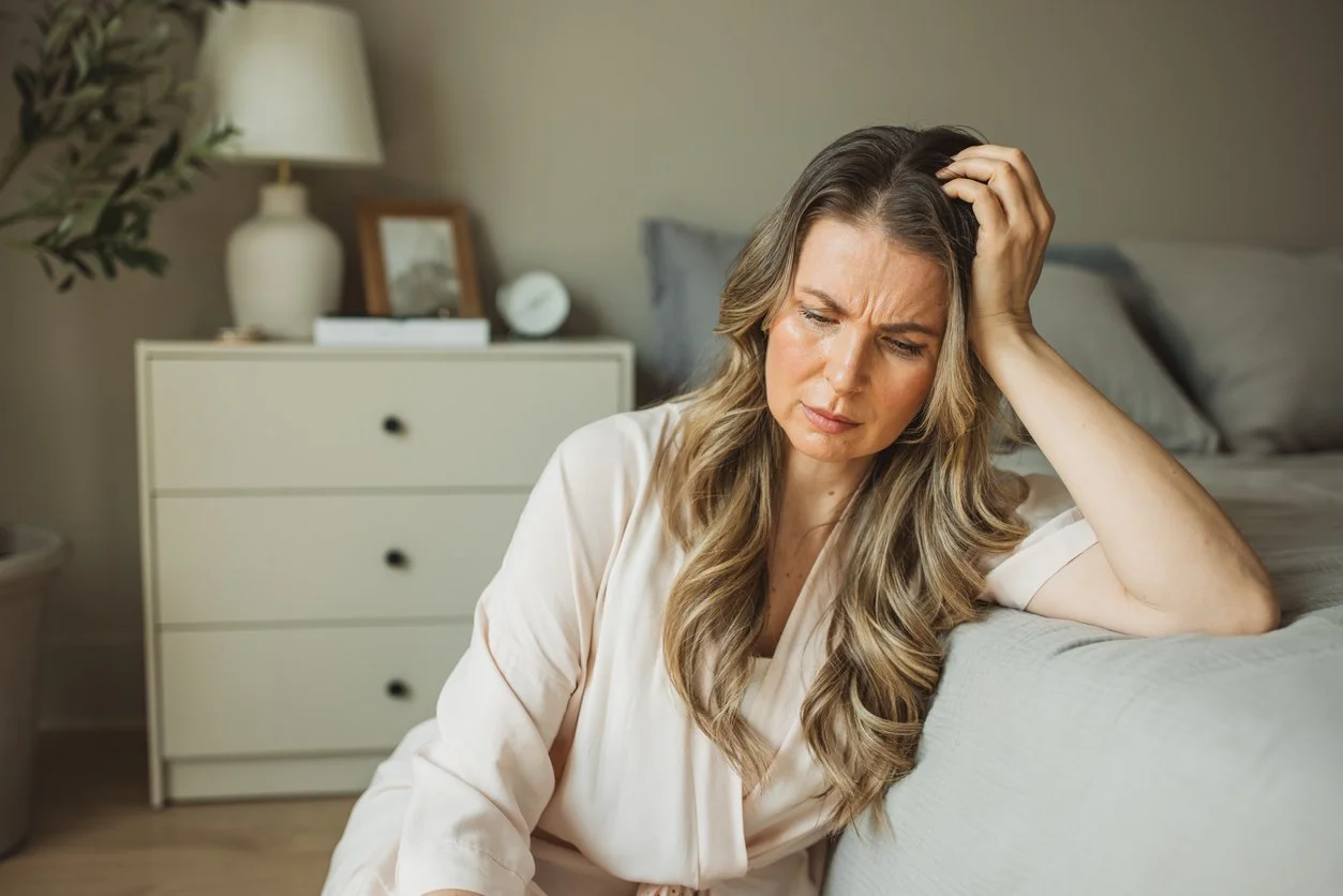 A woman feeling frustrated