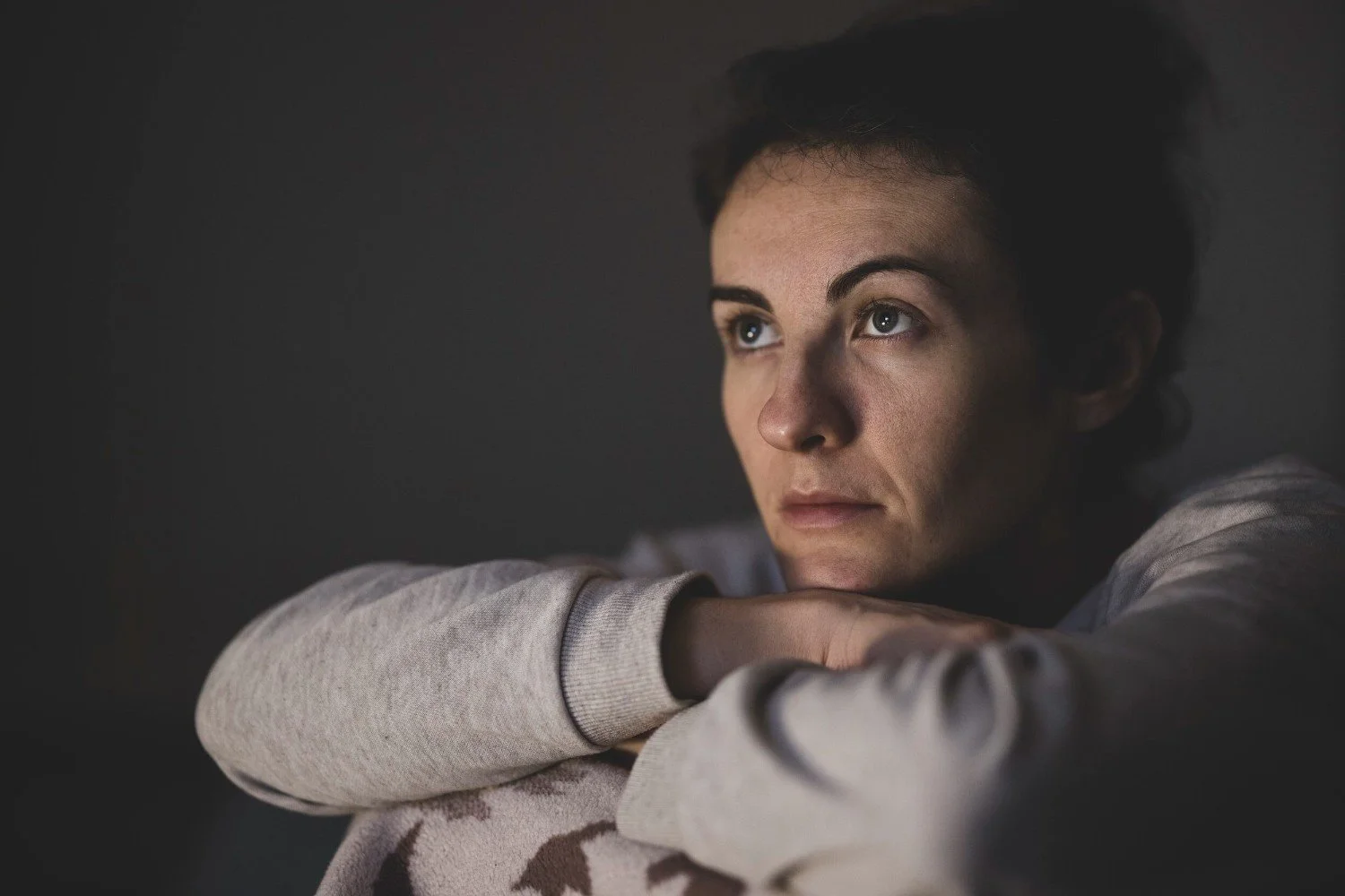 Perimenopausal woman experiencing mood swings