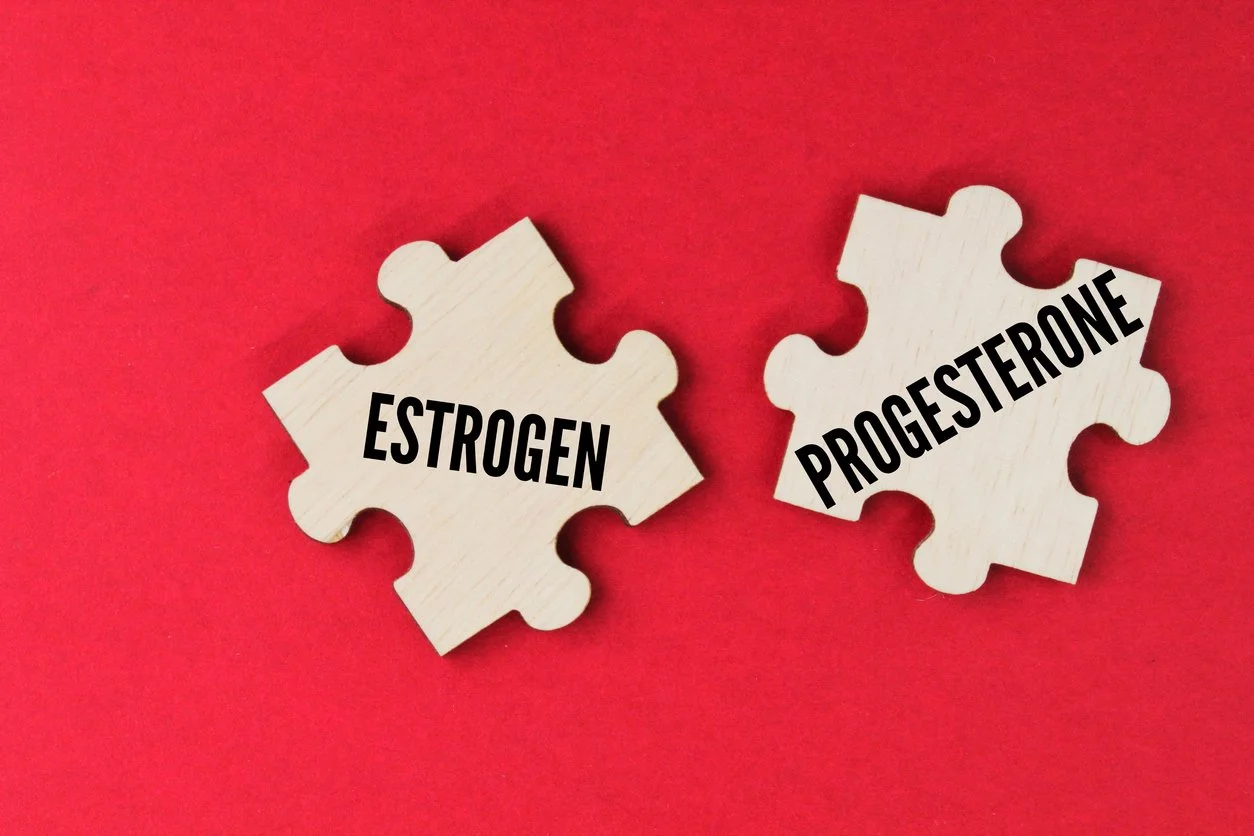 Estrogen and progesterone