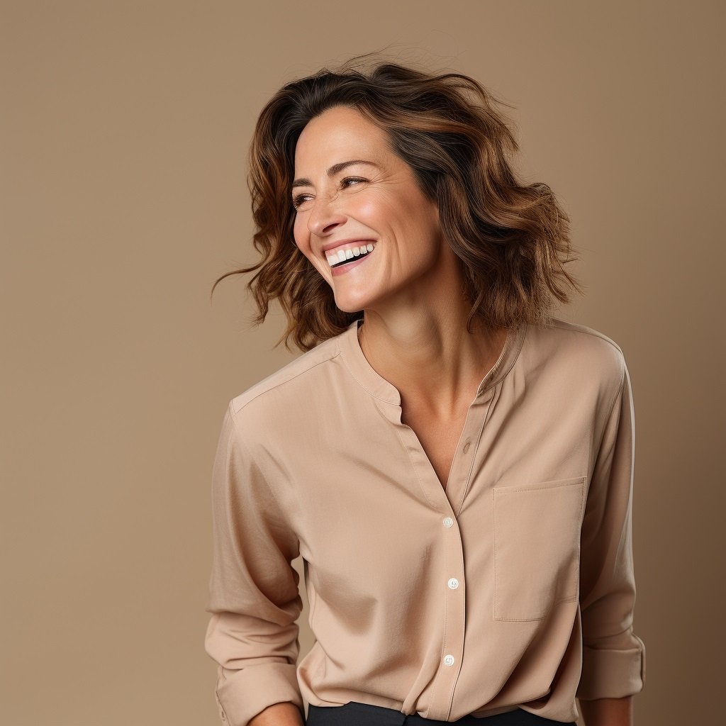 Confident midlife woman enjoying a healthy lifestyle