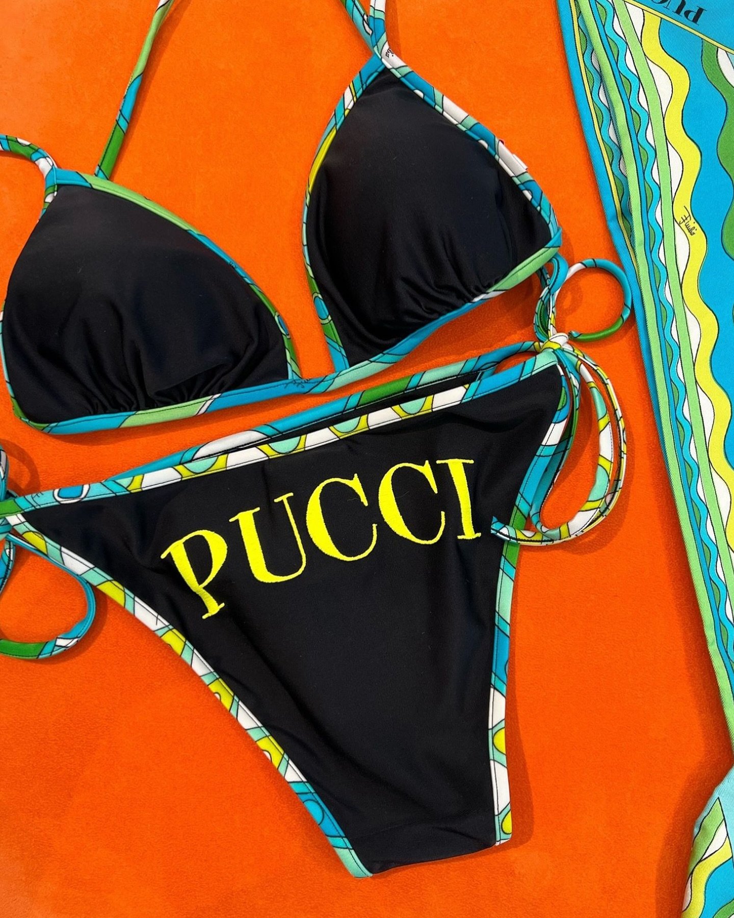 As hot as it gets right now @emiliopucci 💚 Now available within Splash Boutiques. 

#emiliopucci #pucci #designer #bikini #cyprus #limassol #ootd #womensfashion