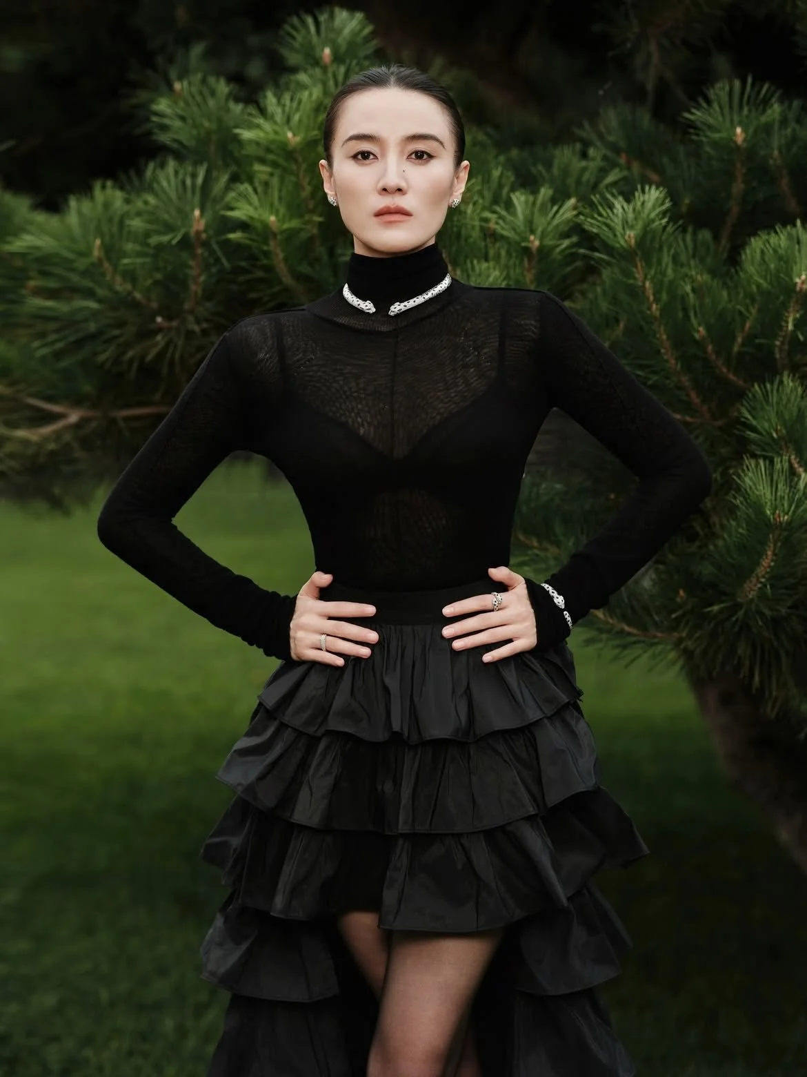 Song Jia, Chinese actress, in Elisabetta Franchi Fall-Winter 2026.
Cyprus&rsquo;s first Elisabetta Franchi flagship store is opening soon in Limassol Del Mar.

#ElisabettaFranchi #EFFW26 #FallWinter2026