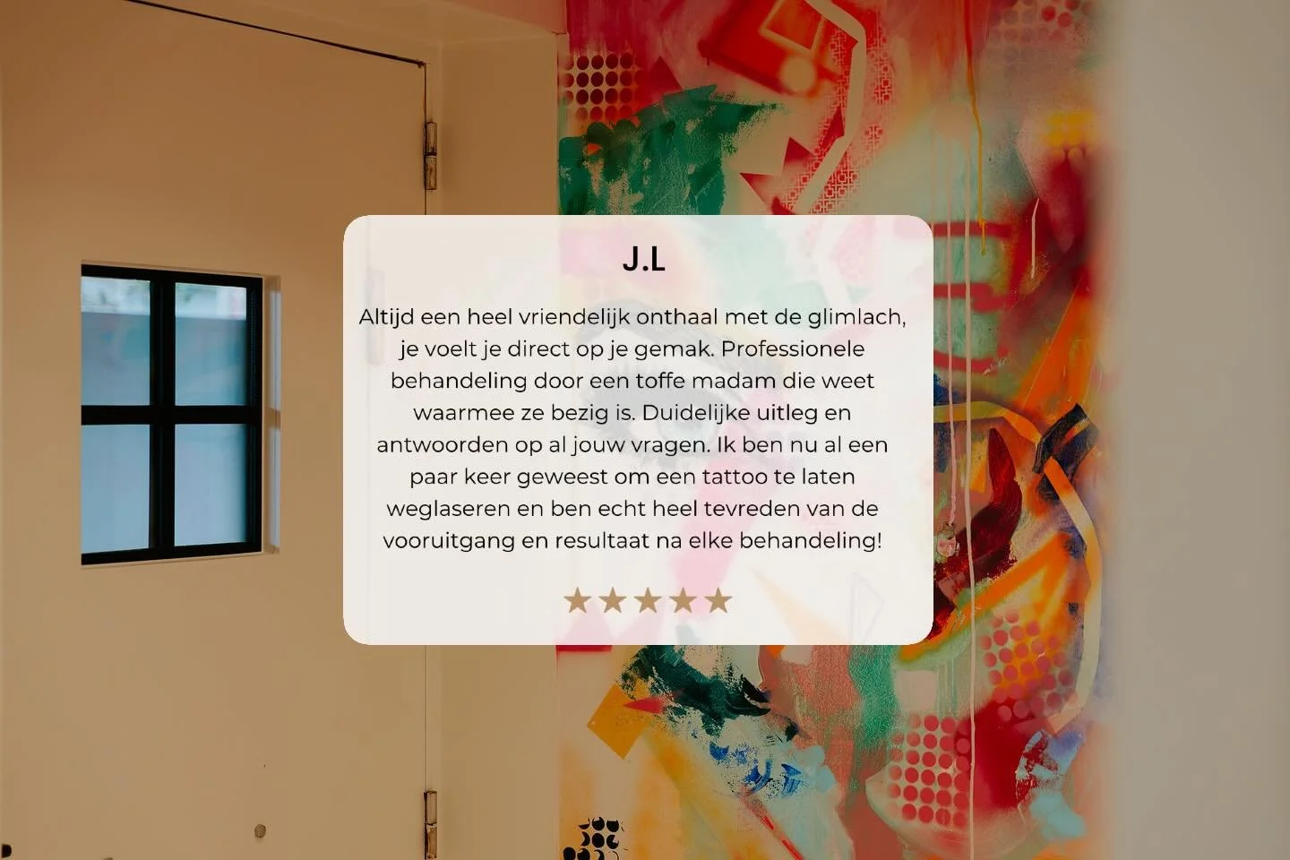 &ldquo;𝐄𝐧𝐤𝐞𝐥𝐞 𝐫𝐞𝐯𝐢𝐞𝐰𝐬&hellip;&rdquo;

Wauw&hellip; 300+ reviews en een 5/5 score op Google! 🥹💛

Zo dankbaar voor al jullie lieve woorden en vertrouwen. Daarvoor sta ik met veel liefde en plezier elke dag klaar met een lach om jullie te