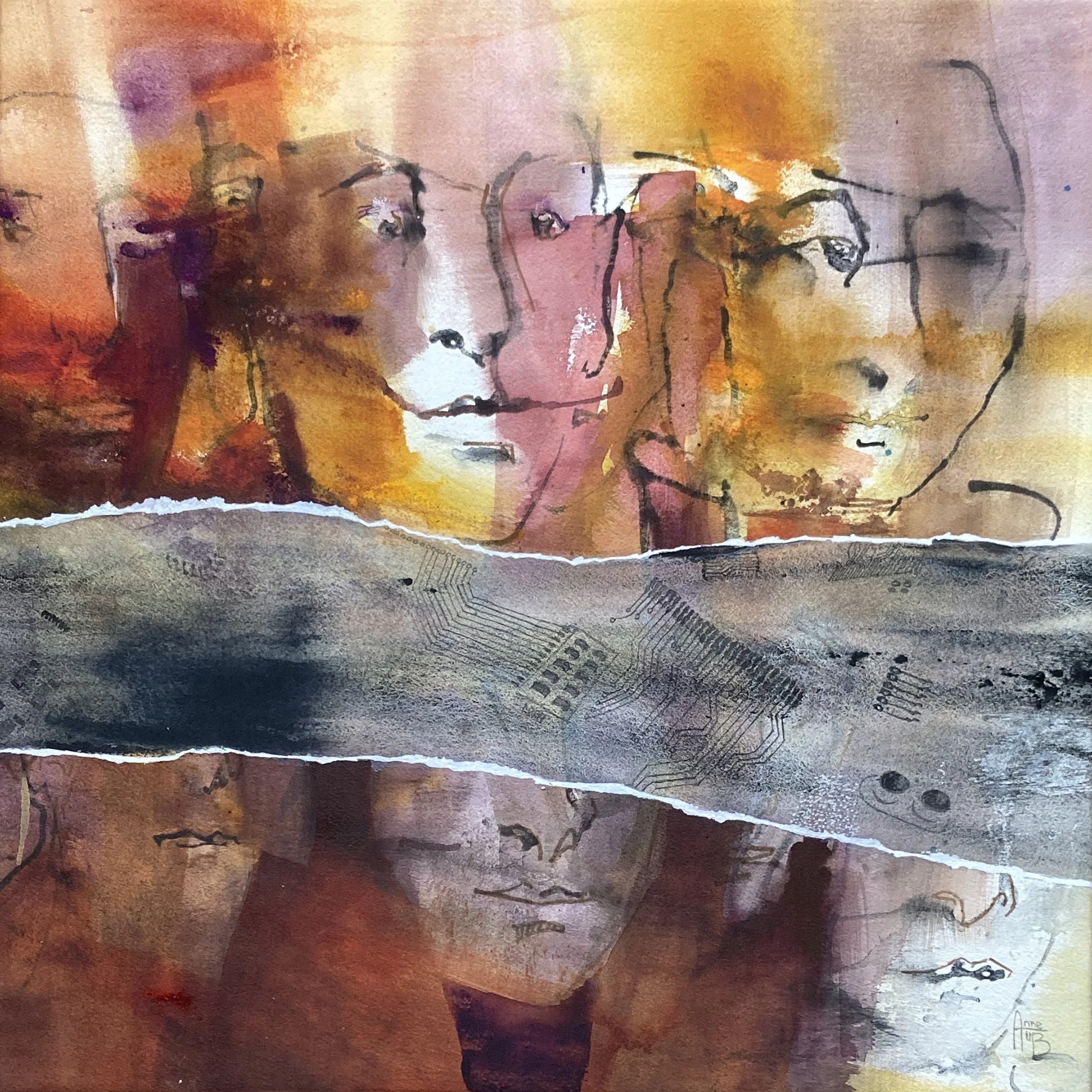 Illusion, 50x50cm, 2022