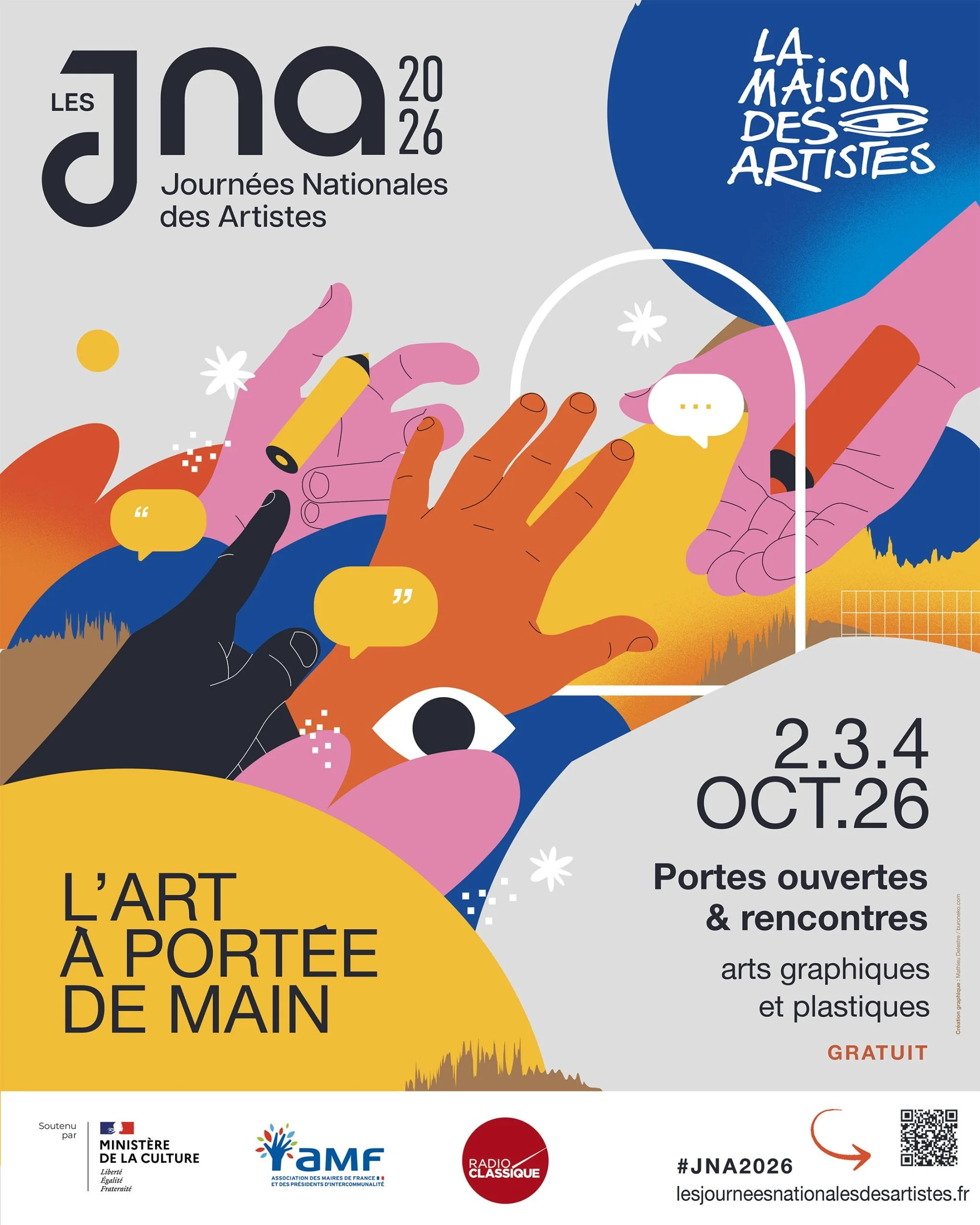JNA Journées Nationales des Artistes - 3&amp;4 OCTOBRE