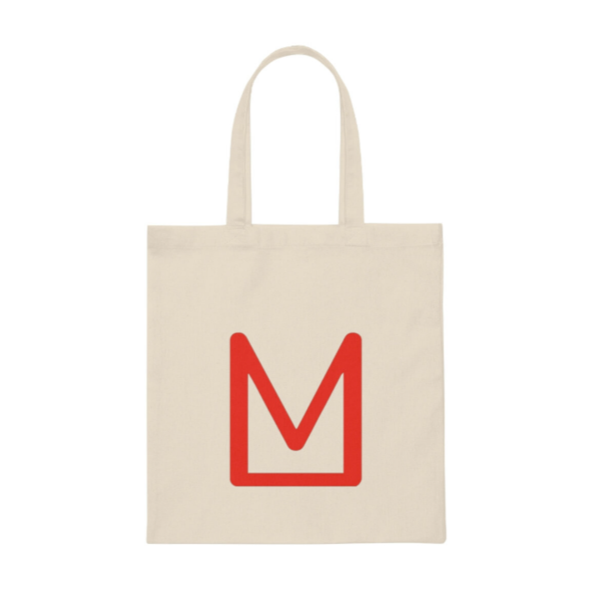Vibrant, Ruby Red color, Magicooz "M" design, Sturdy canvas material, Perfect for any occasion, designer’s tote bag, Magicooz