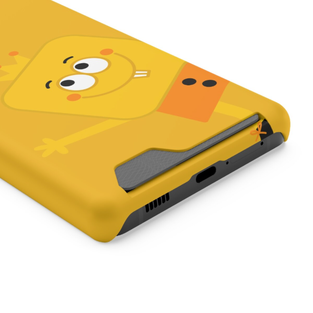 Jello Yellow, phone case, cardholder, Magicooz, vibrant, organized, impact-resistant, iPhone 13, Samsung Galaxy S21, S22.